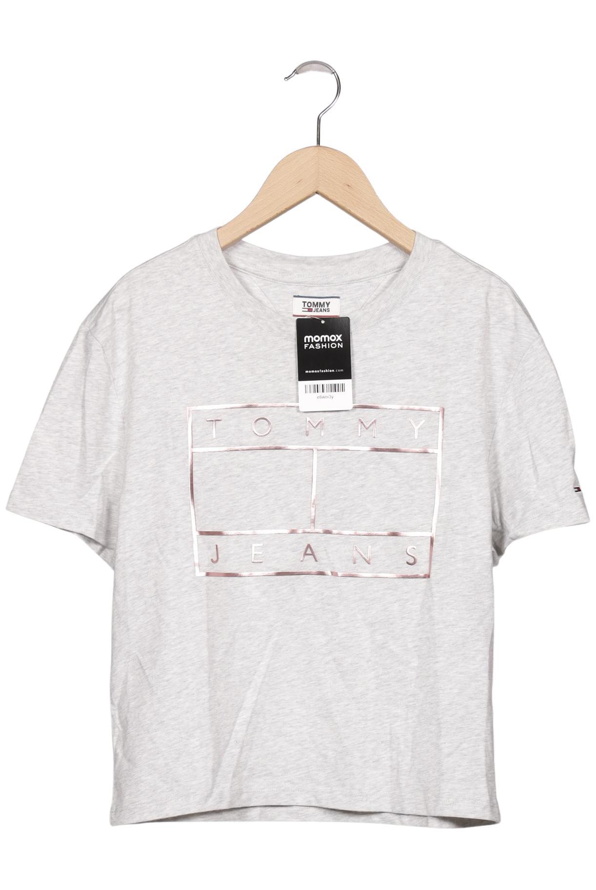 

Tommy Jeans Damen T-Shirt, grau, Gr. 36