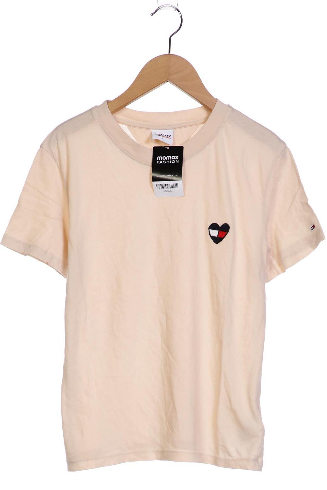 

Tommy Jeans Damen T-Shirt, beige, Gr. 36