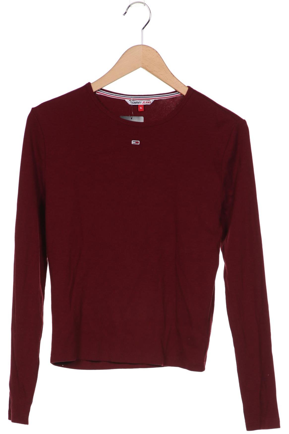 

Tommy Jeans Damen Langarmshirt, bordeaux