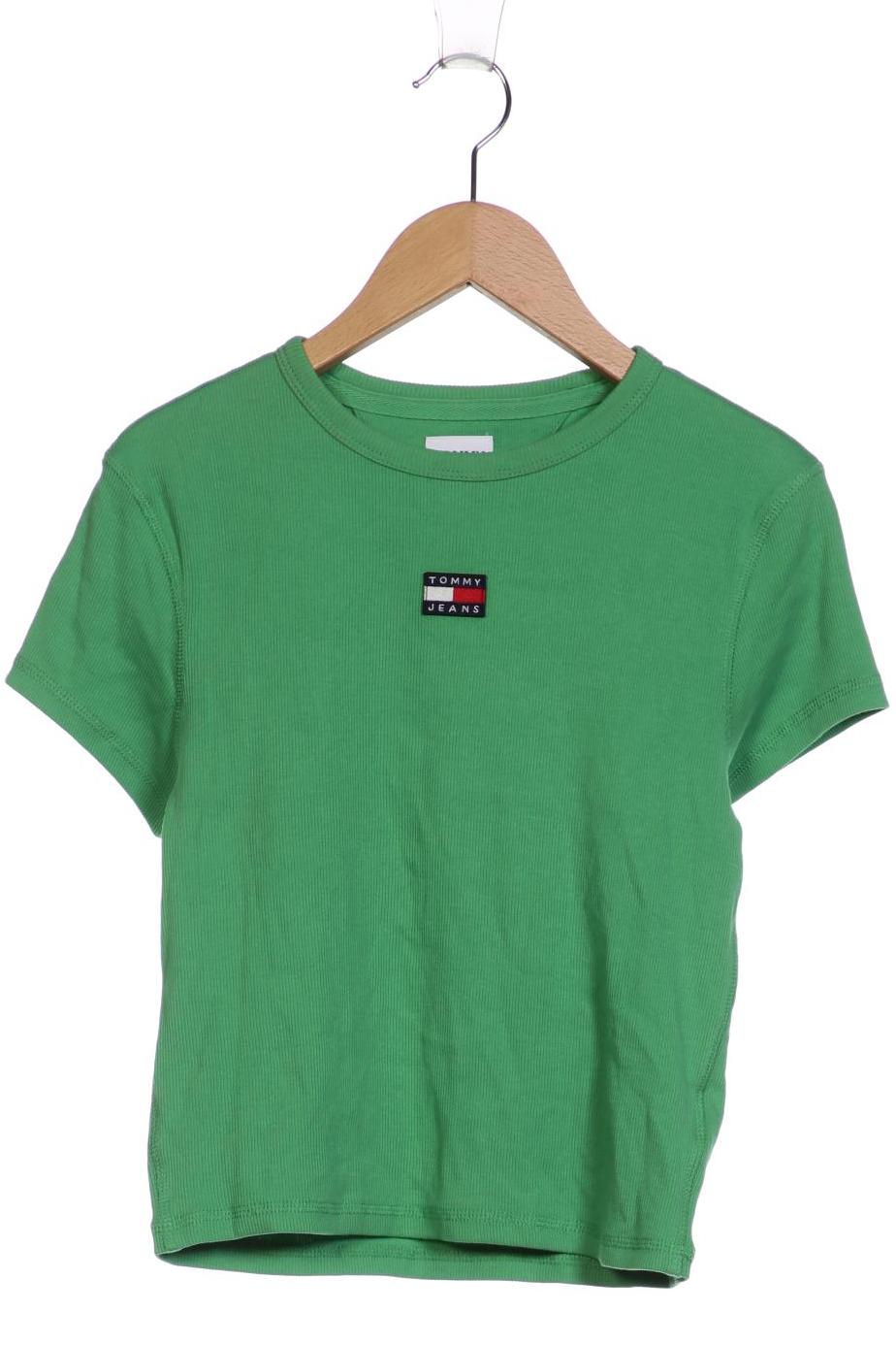 

Tommy Jeans Damen T-Shirt, grün, Gr. 36