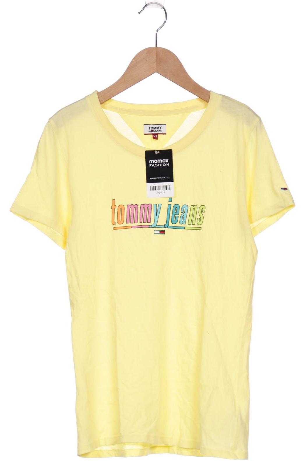 

Tommy Jeans Damen T-Shirt, gelb, Gr. 34
