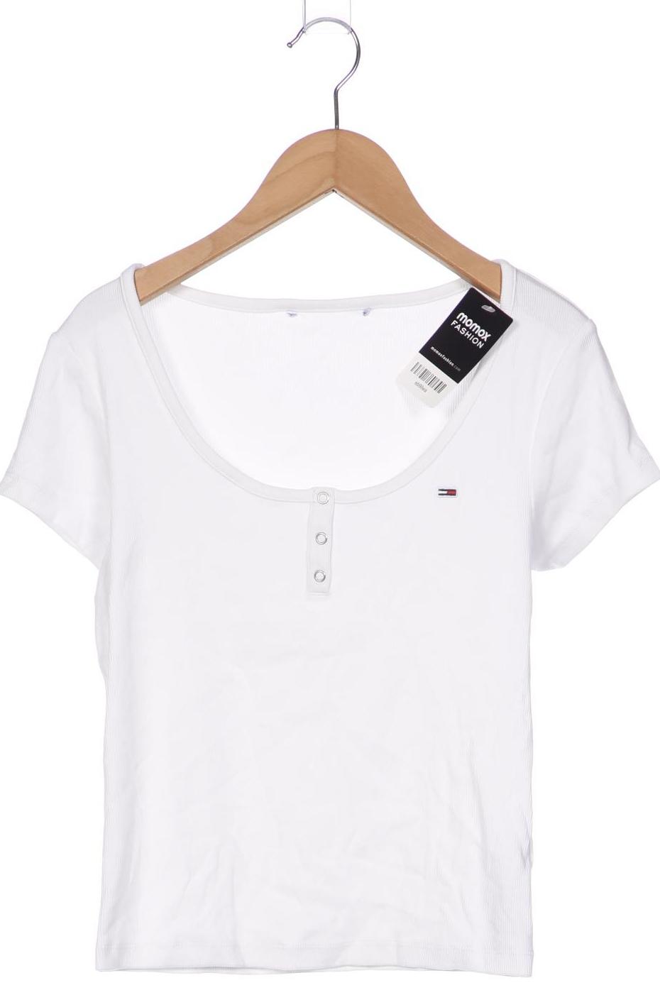 

Tommy Jeans Damen T-Shirt, weiß, Gr. 30