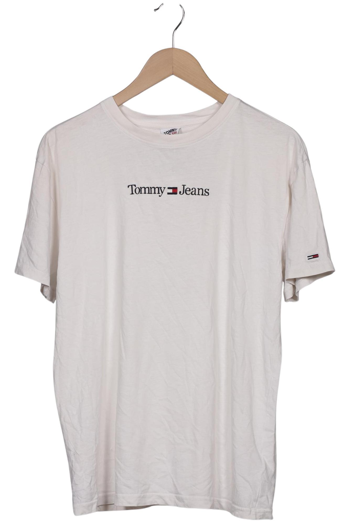 

Tommy Jeans Damen T-Shirt, cremeweiß, Gr. 38