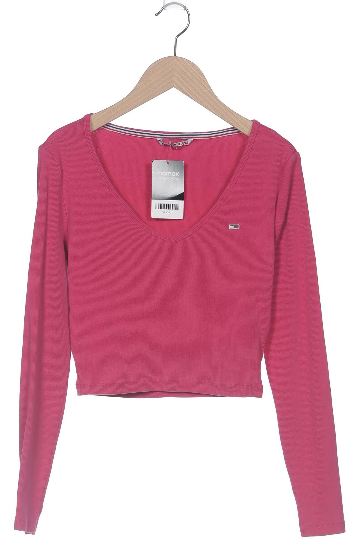 

Tommy Jeans Damen Langarmshirt, pink, Gr. 36