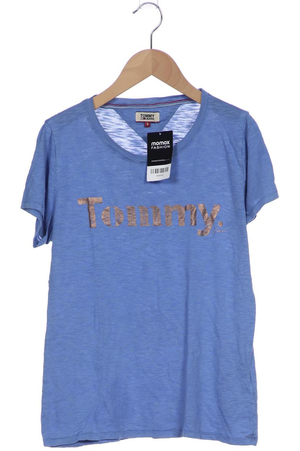 

Tommy Jeans Damen T-Shirt, blau, Gr. 36