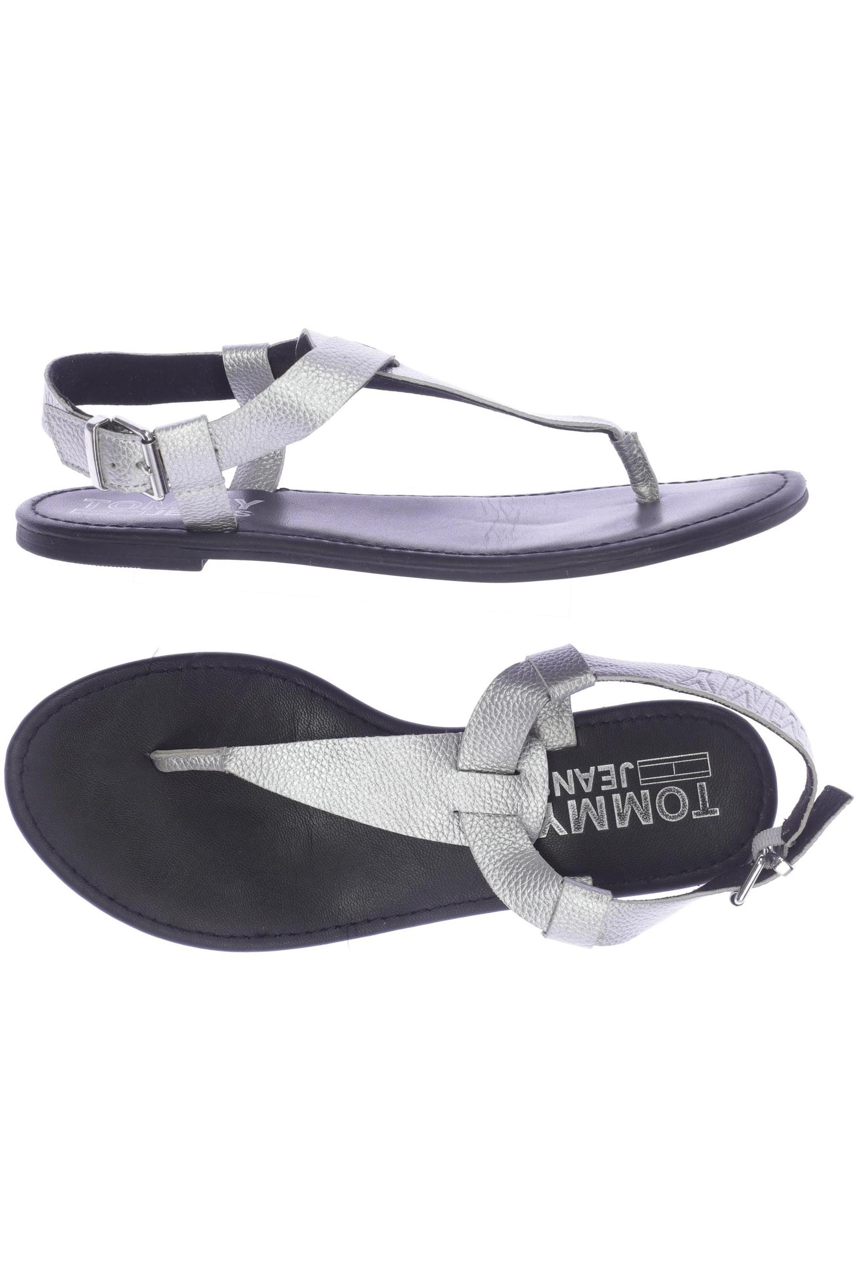 

Tommy Jeans Damen Sandale, grau, Gr. 39