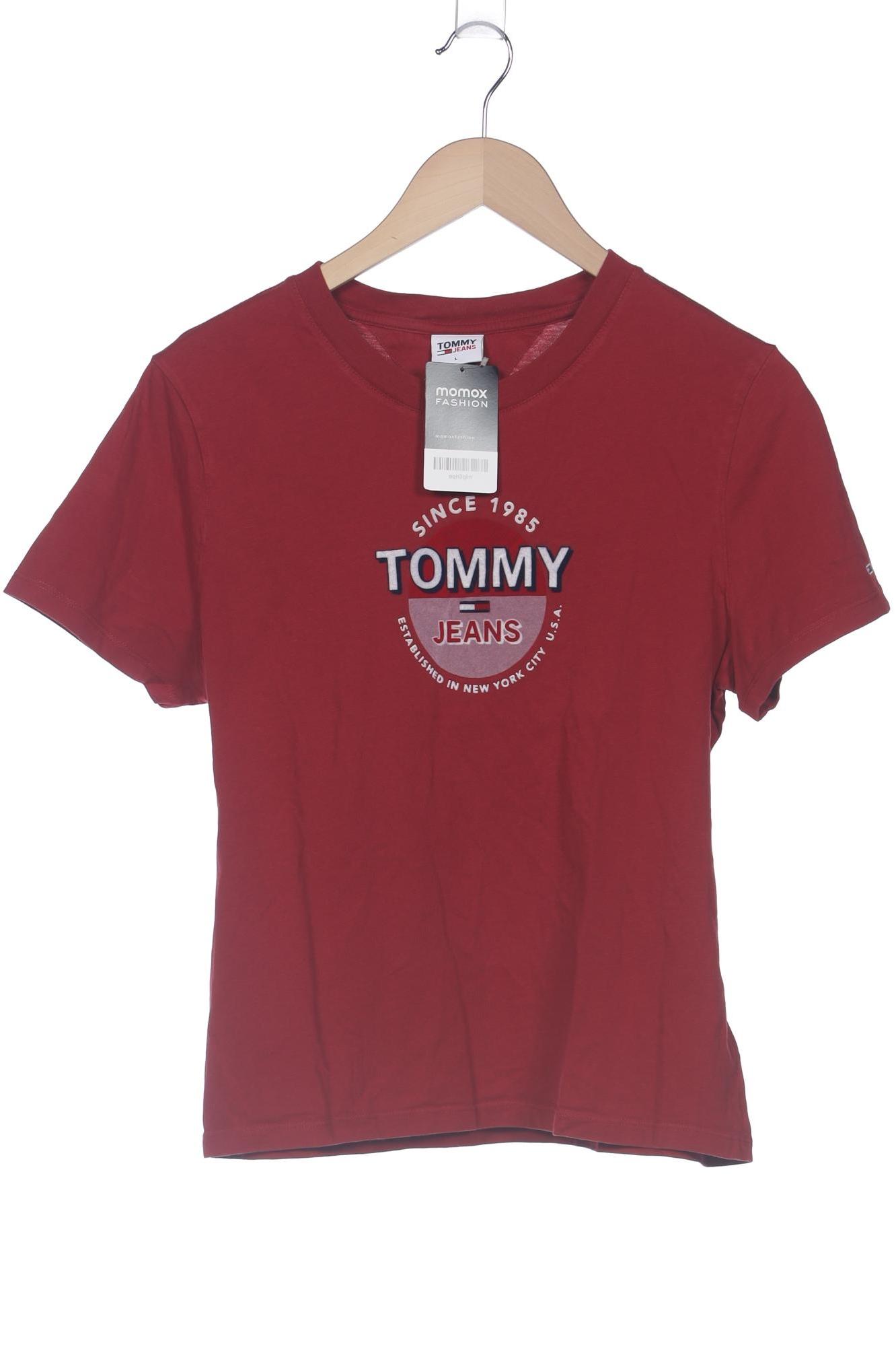 

Tommy Jeans Damen T-Shirt, rot, Gr. 42