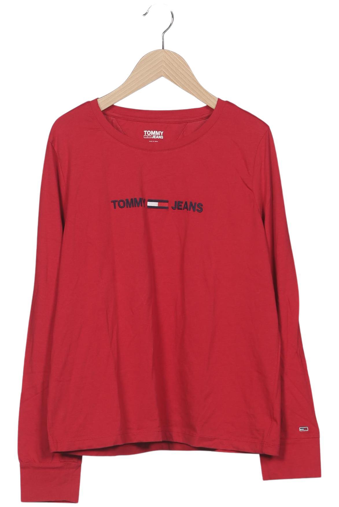 

Tommy Jeans Damen Langarmshirt, rot, Gr. 42