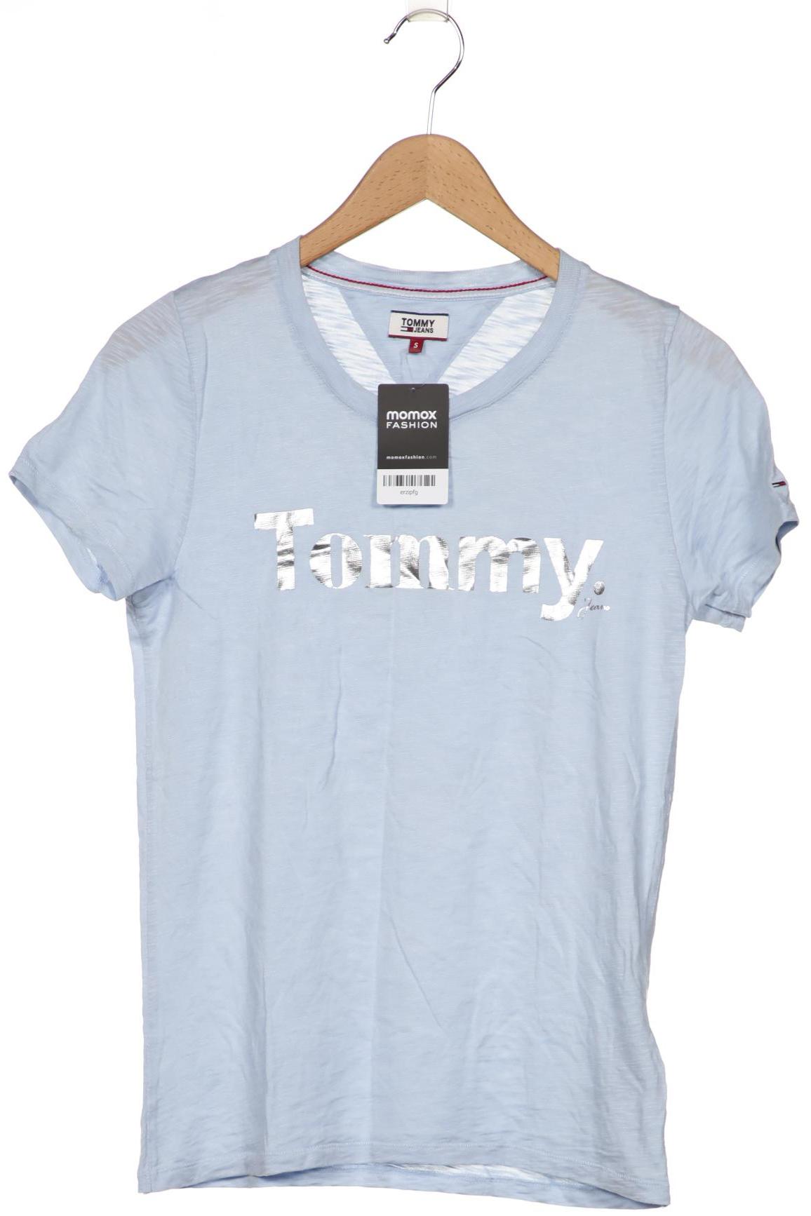

Tommy Jeans Damen T-Shirt, hellblau, Gr. 36