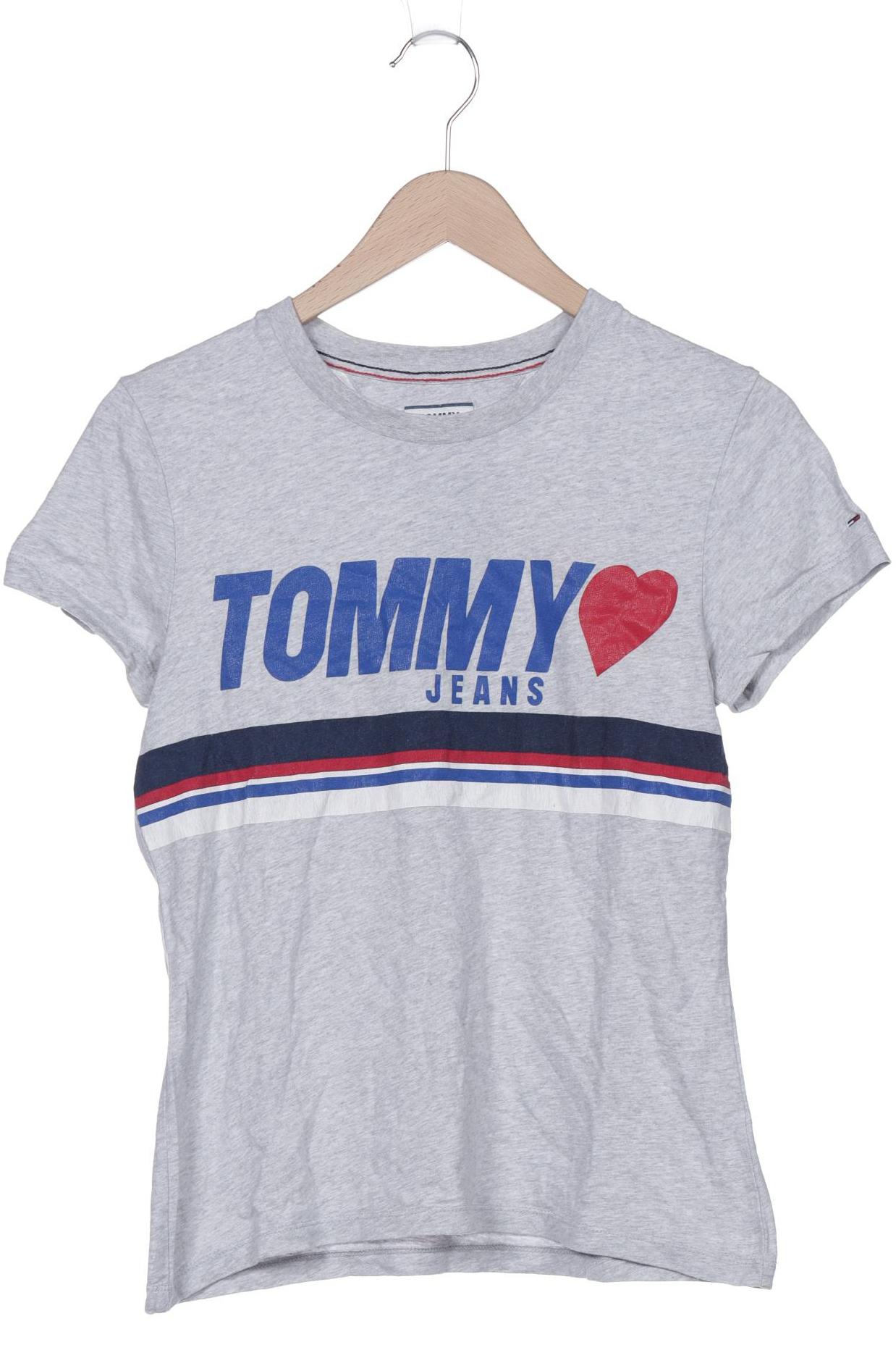 

Tommy Jeans Damen T-Shirt, grau, Gr. 36