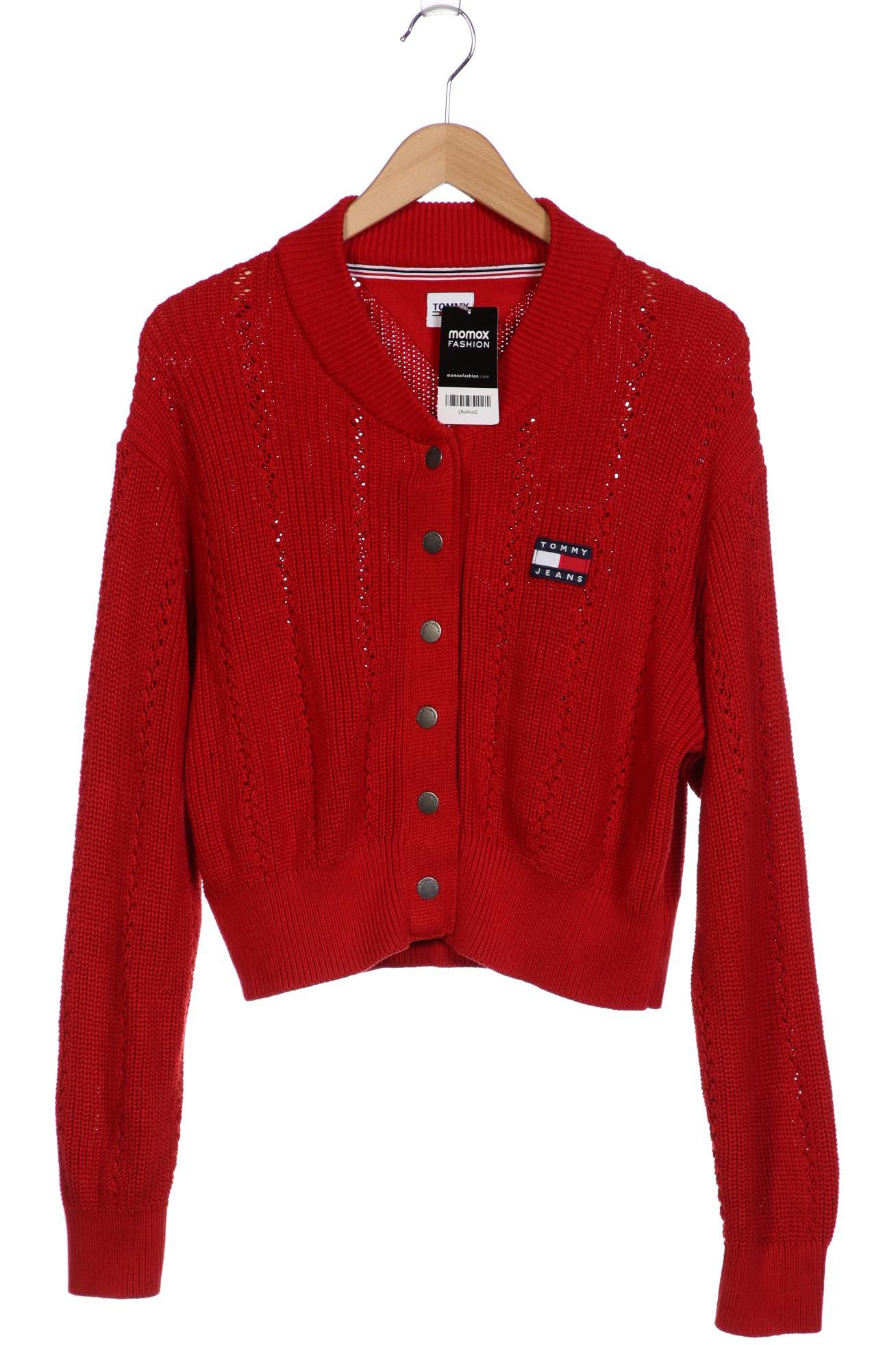 

Tommy Jeans Damen Strickjacke, rot, Gr. 42