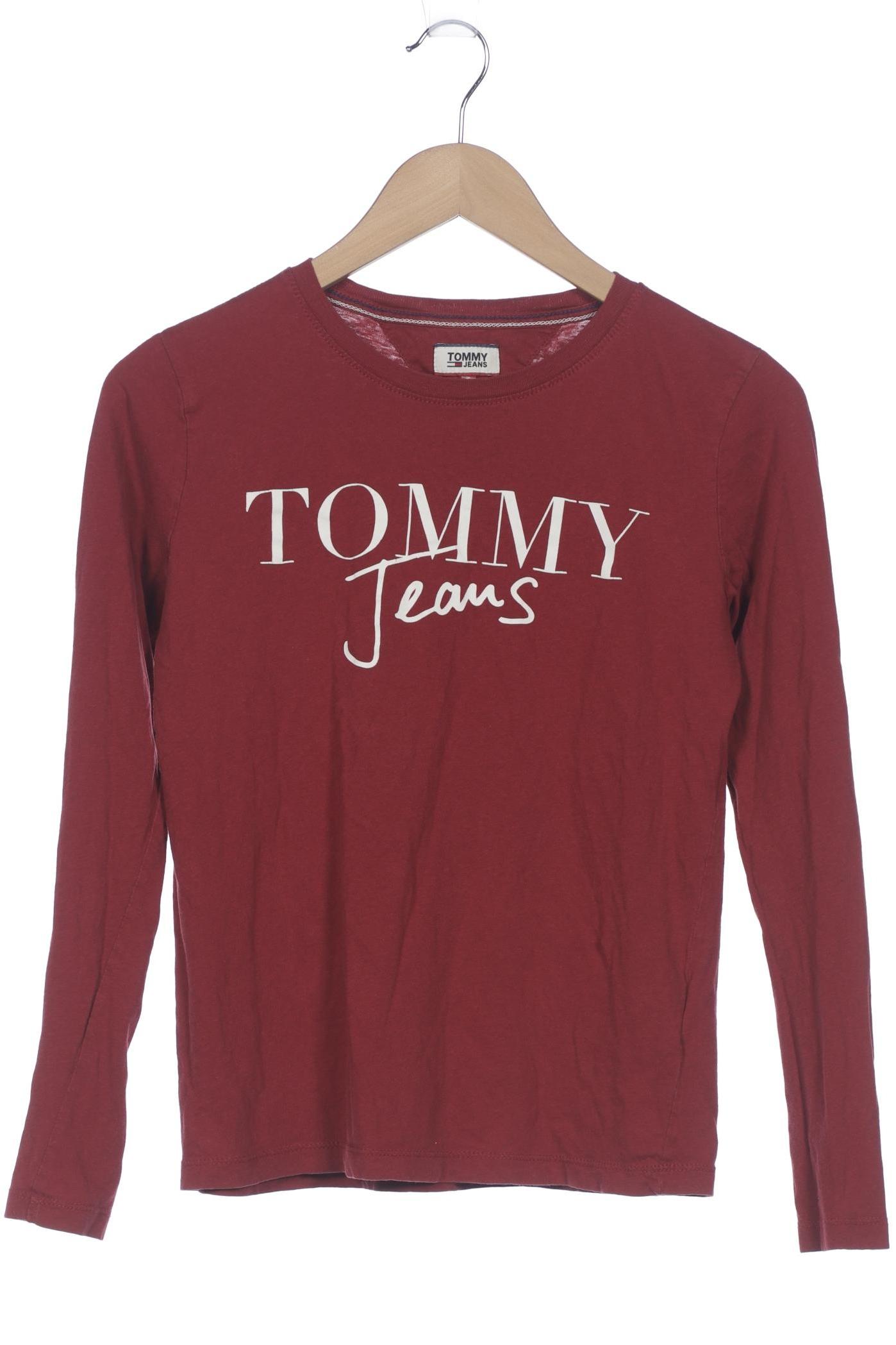 

Tommy Jeans Damen Langarmshirt, bordeaux, Gr. 36