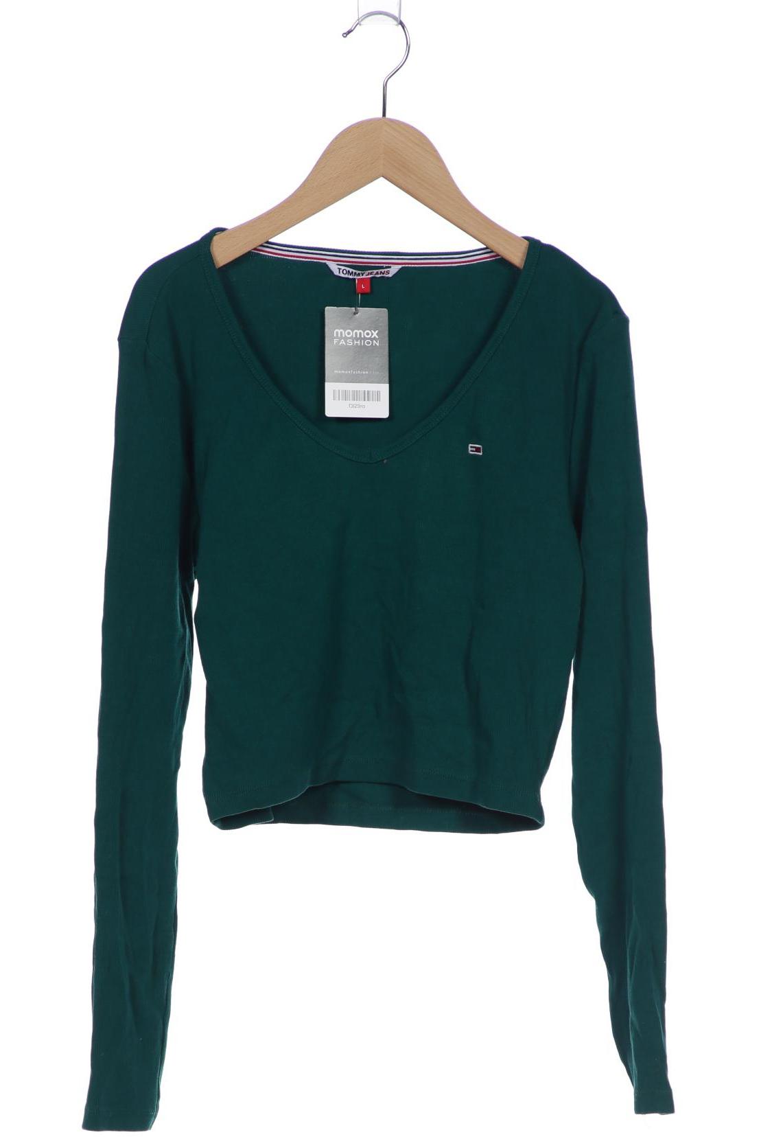 

Tommy Jeans Damen Langarmshirt, grün, Gr. 42