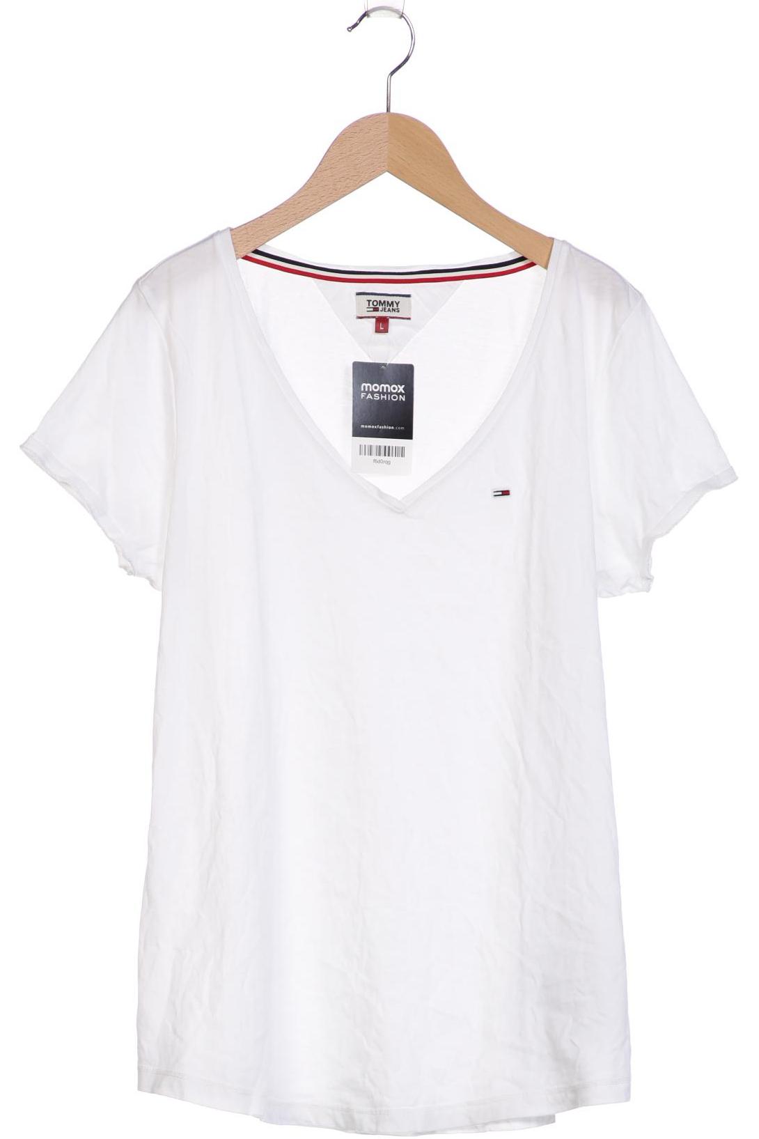 

Tommy Jeans Damen T-Shirt, weiß, Gr. 42