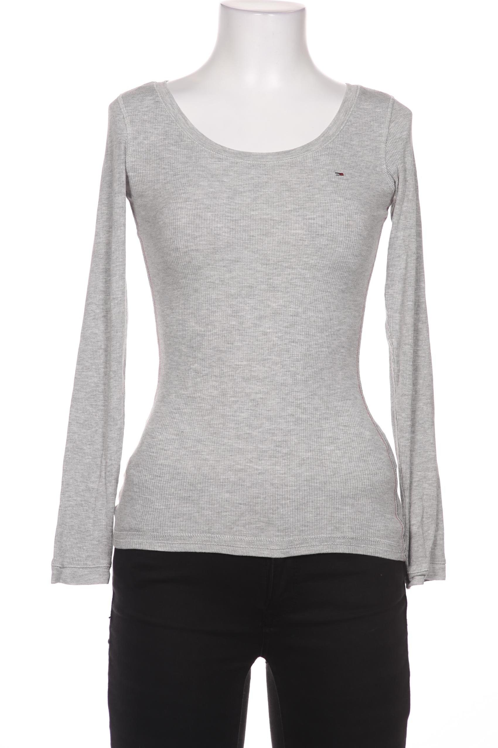 

Tommy Jeans Damen Langarmshirt, grau, Gr. 34