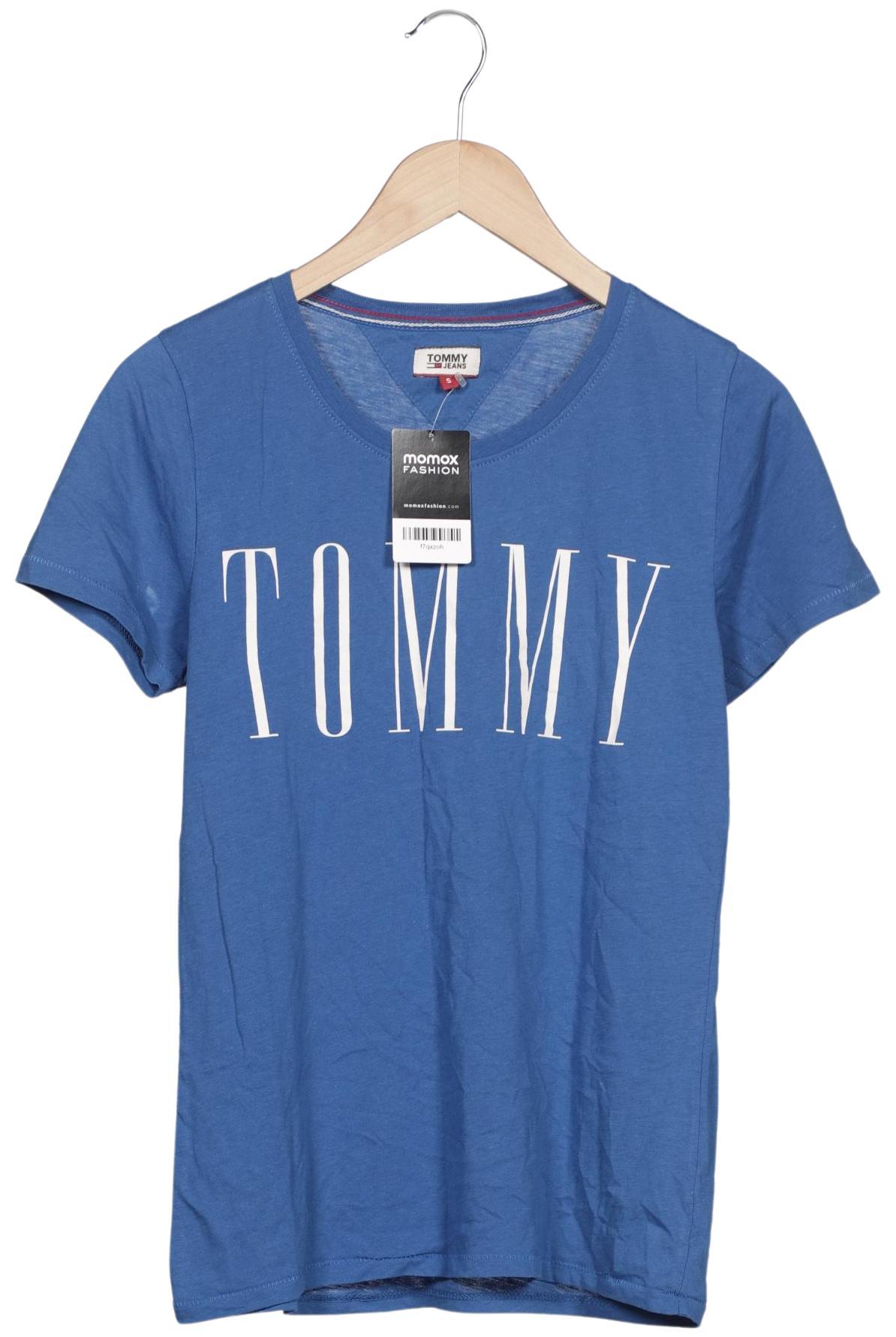 

Tommy Jeans Damen T-Shirt, blau, Gr. 36