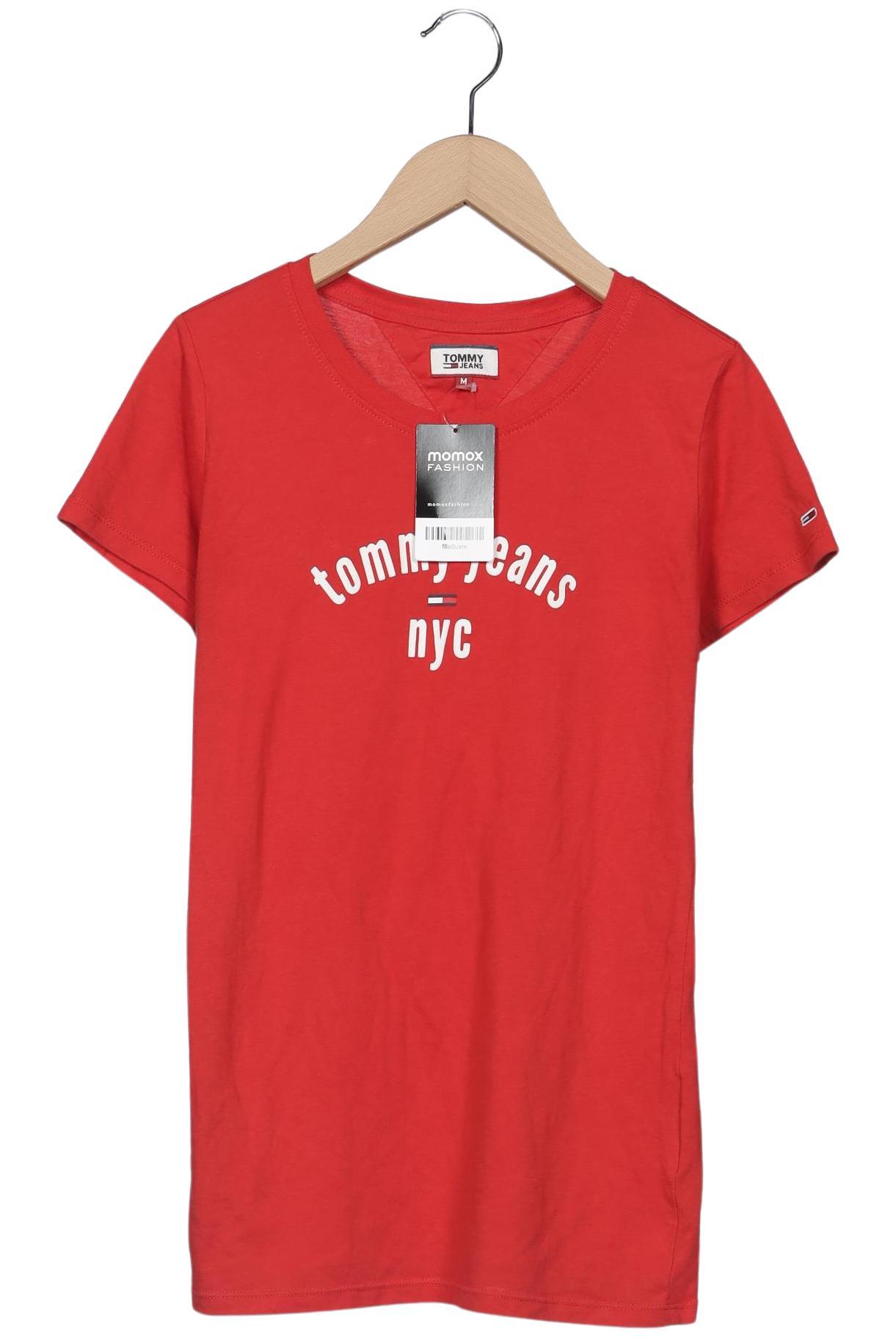 

Tommy Jeans Damen T-Shirt, rot, Gr. 38