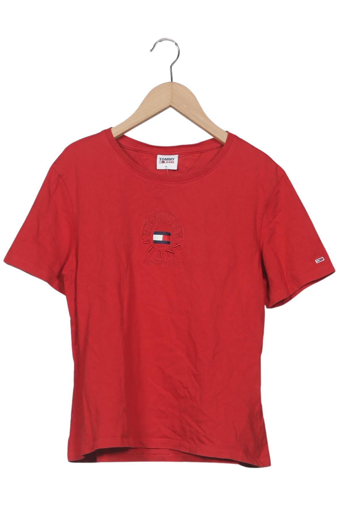 

Tommy Jeans Damen T-Shirt, rot, Gr. 44