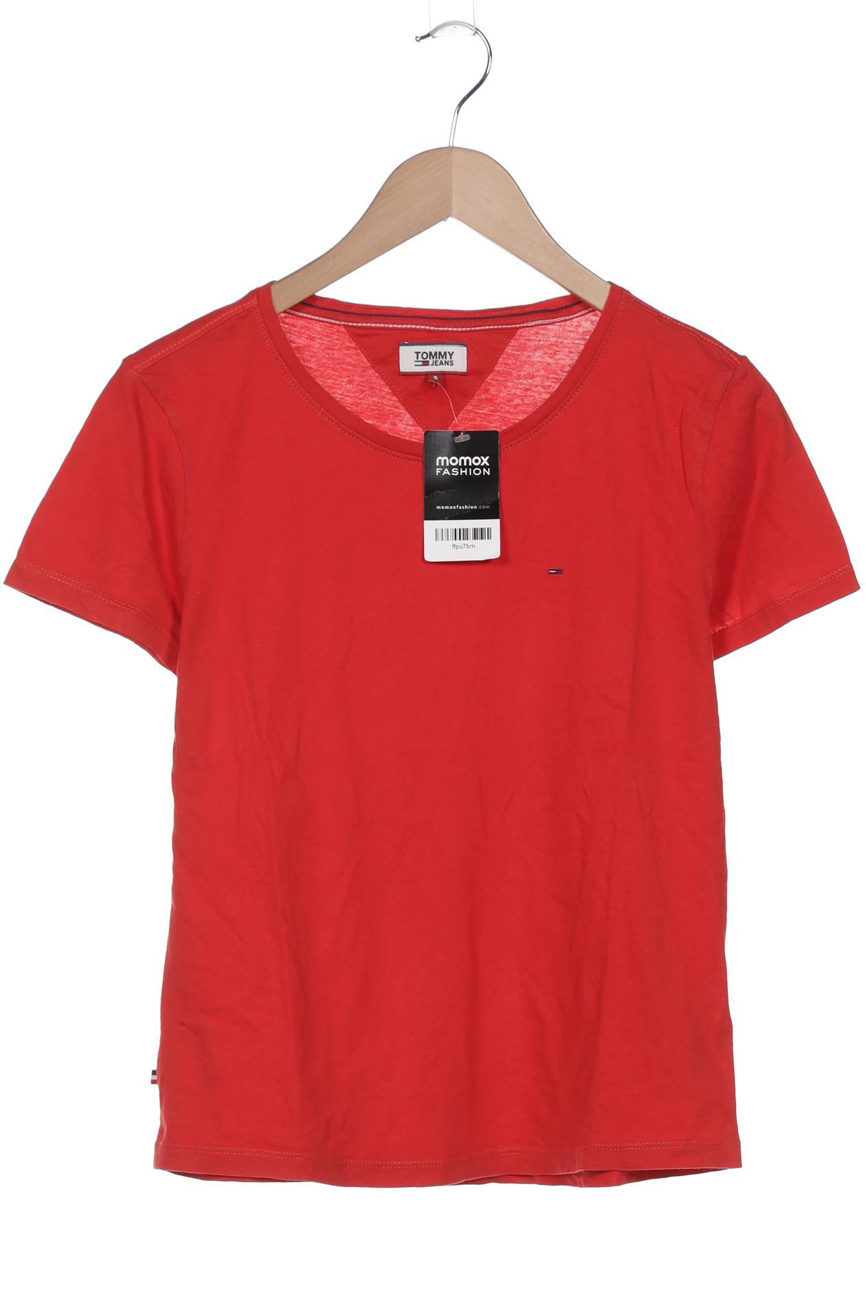 

Tommy Jeans Damen T-Shirt, rot, Gr. 36