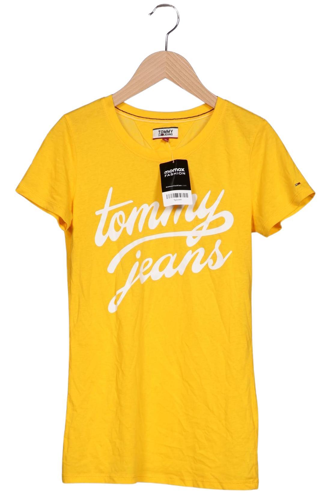 

Tommy Jeans Damen T-Shirt, gelb, Gr. 36
