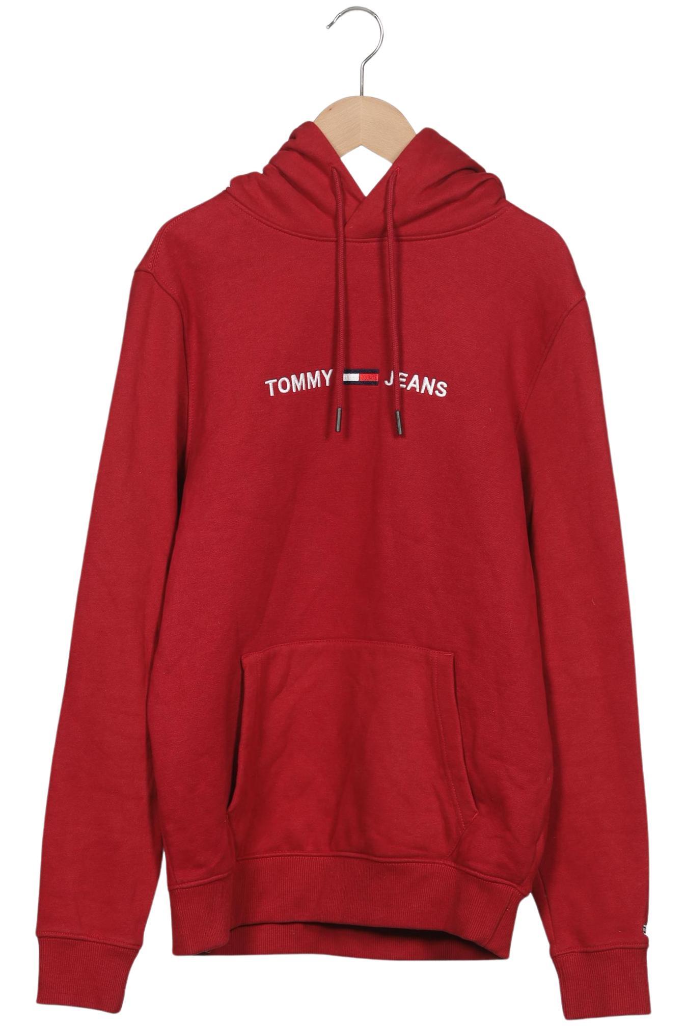 

Tommy Jeans Damen Kapuzenpullover, rot, Gr. 36