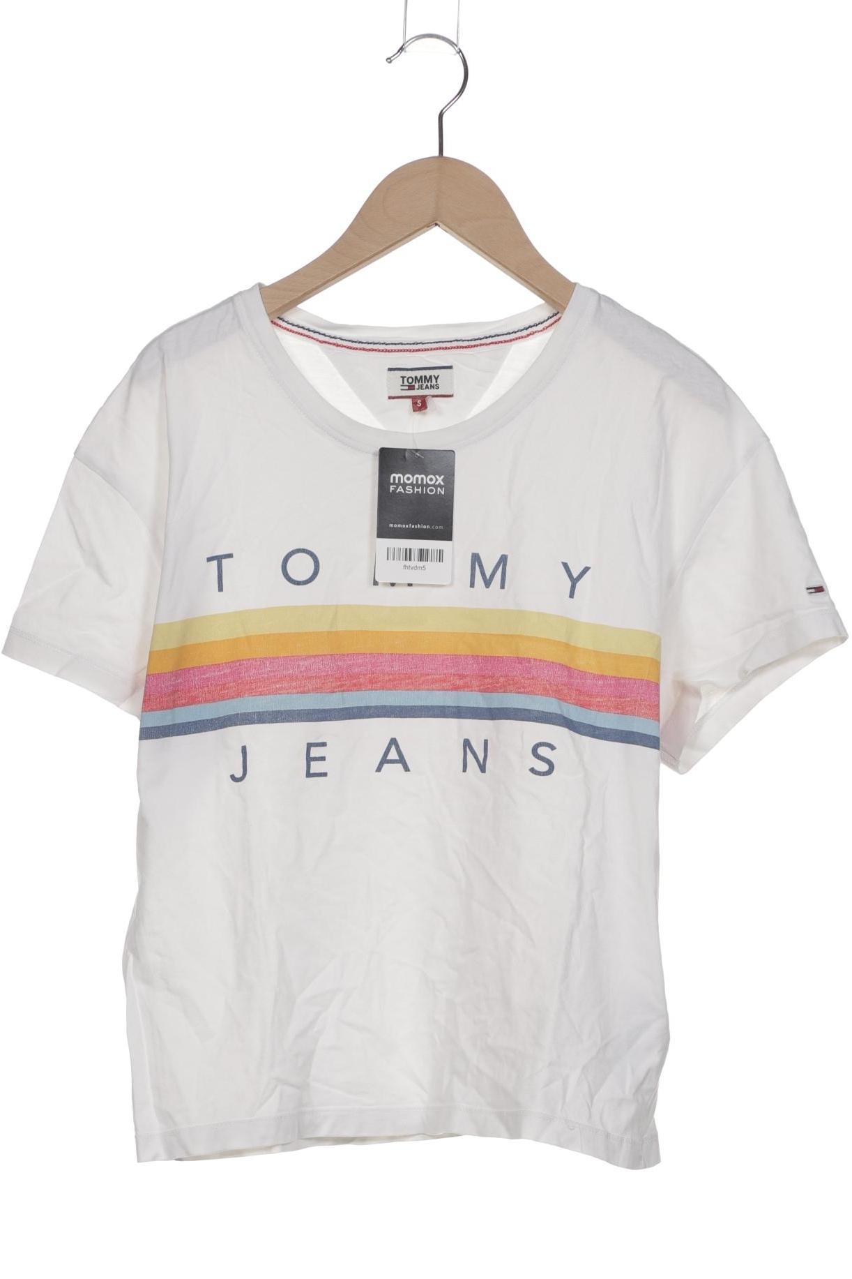 

Tommy Jeans Damen T-Shirt, weiß, Gr. 36