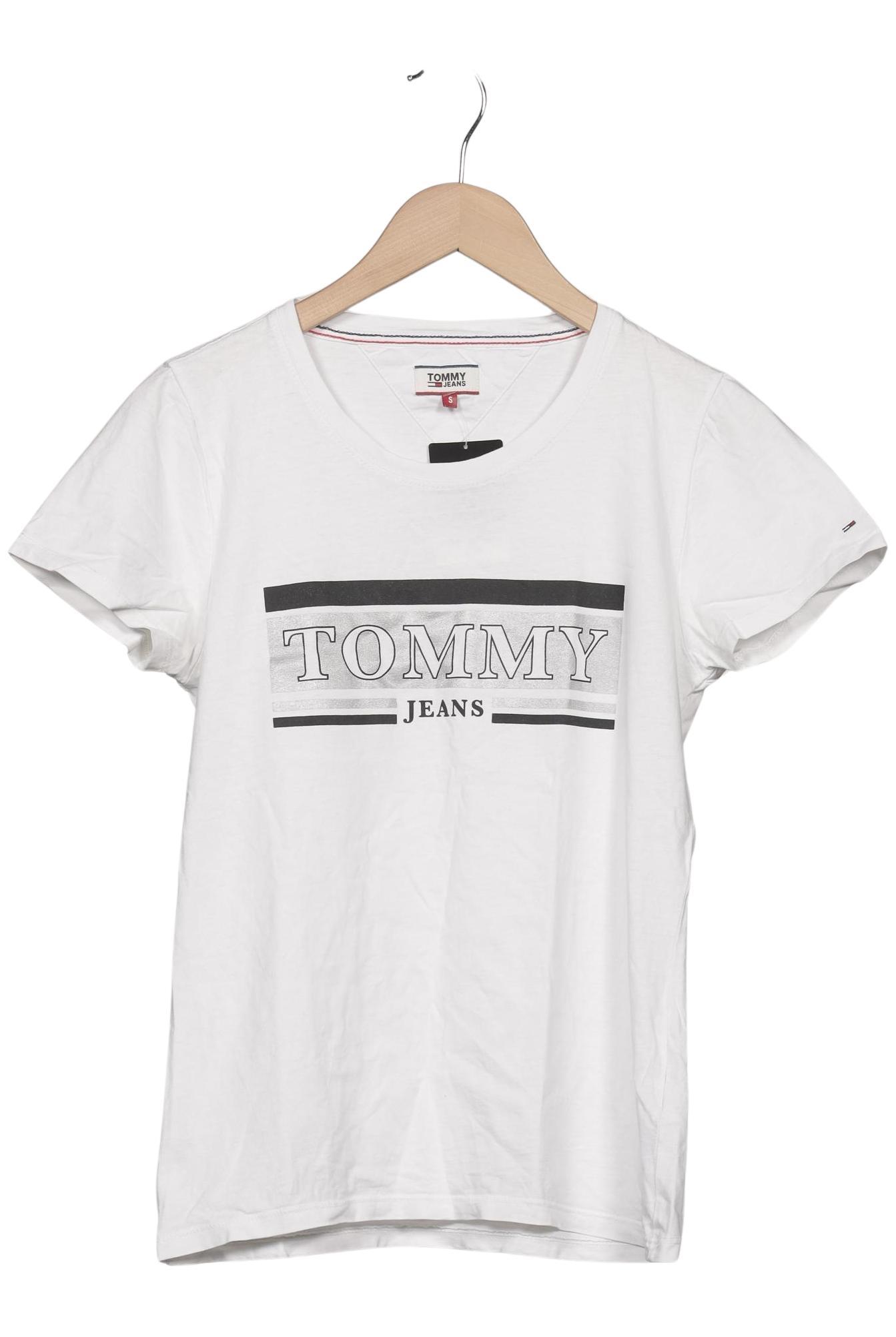 

Tommy Jeans Damen T-Shirt, weiß, Gr. 36