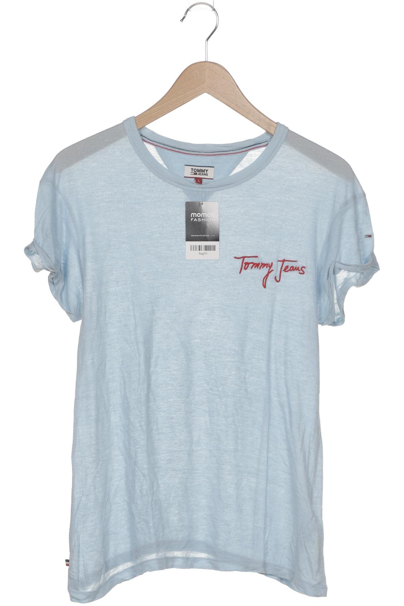 

Tommy Jeans Damen T-Shirt, hellblau, Gr. 42