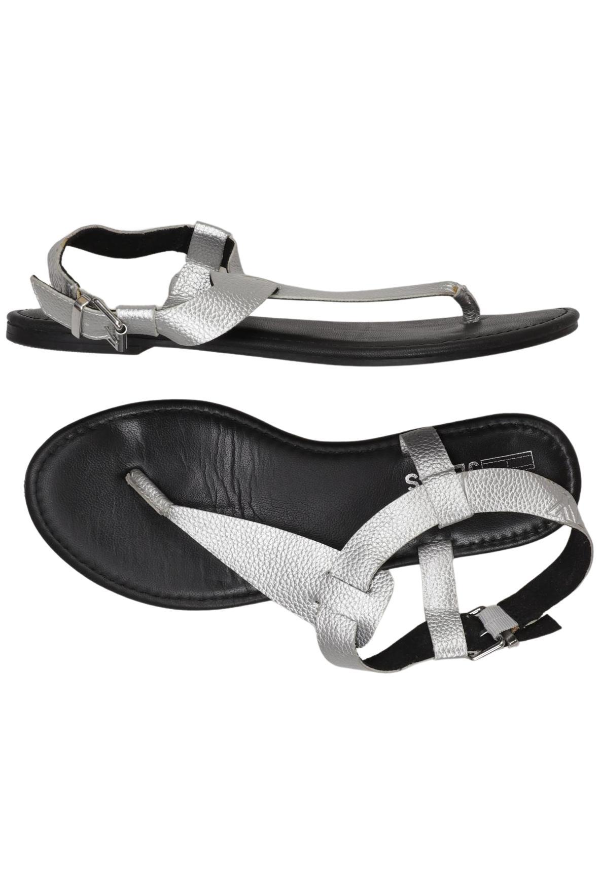 

Tommy Jeans Damen Sandale, silber, Gr. 38