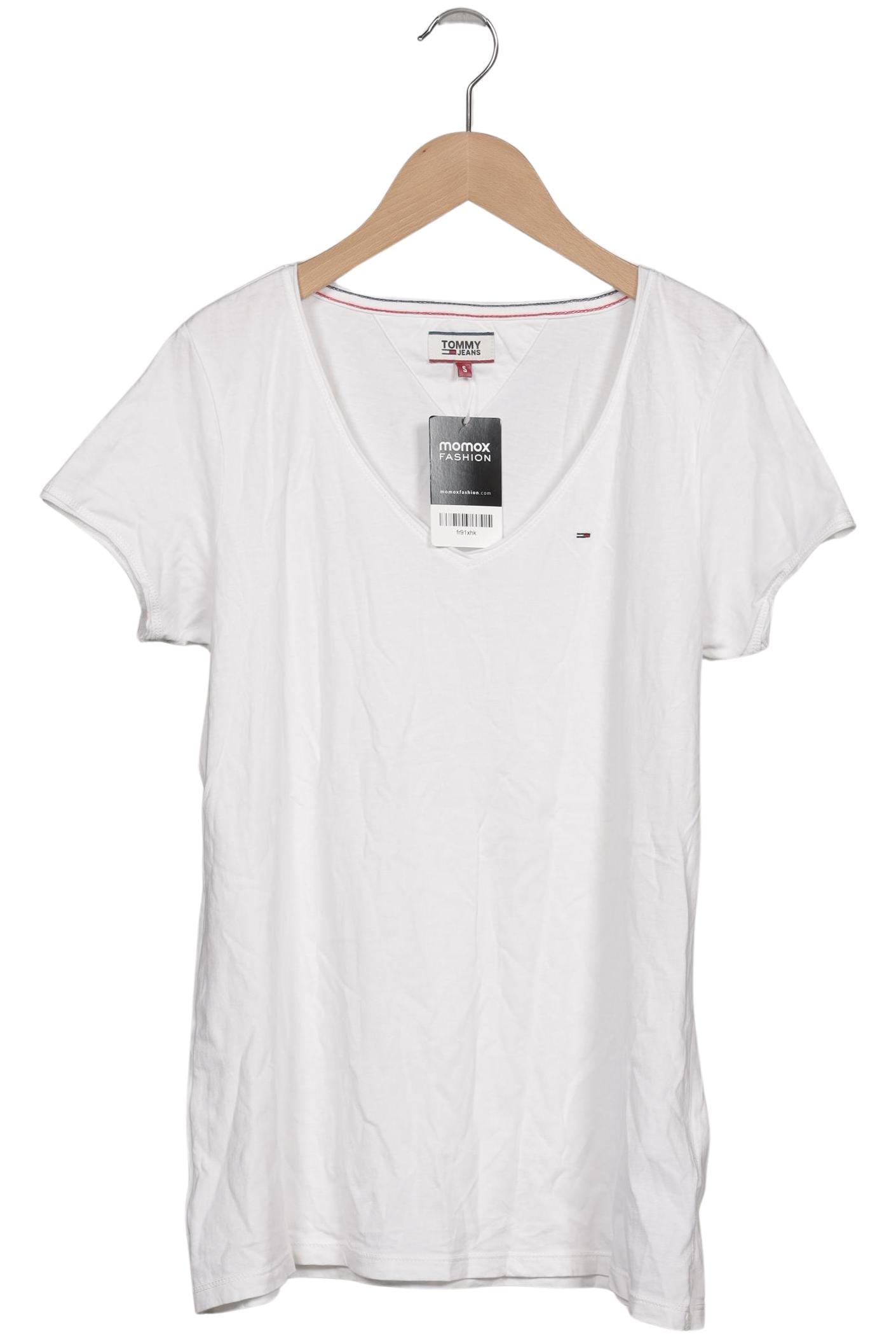 

Tommy Jeans Damen T-Shirt, weiß, Gr. 36
