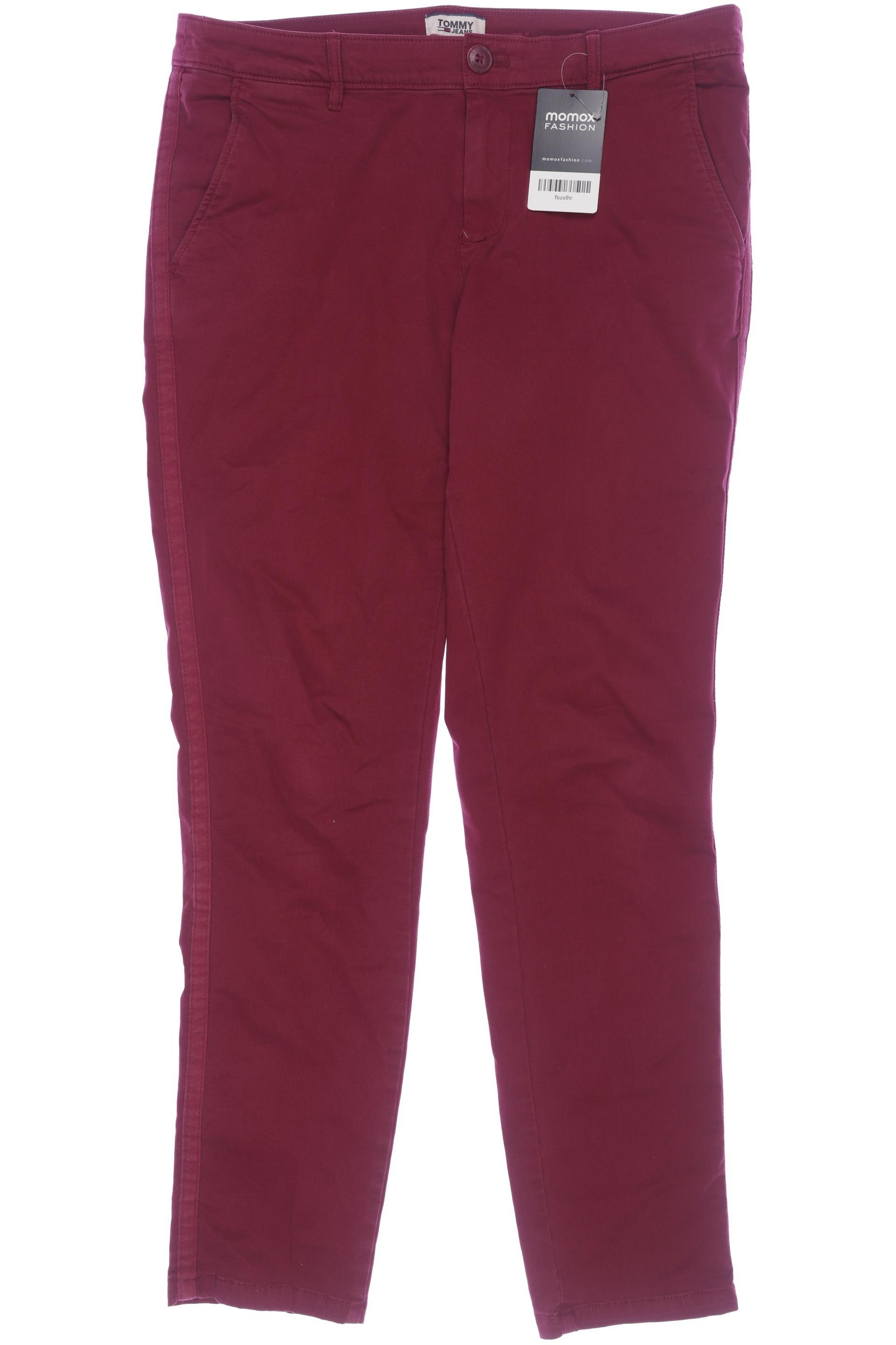 

Tommy Jeans Damen Stoffhose, bordeaux, Gr. 28