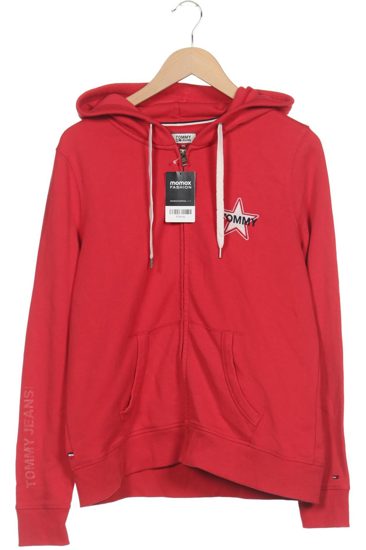 

Tommy Jeans Damen Kapuzenpullover, rot, Gr. 44