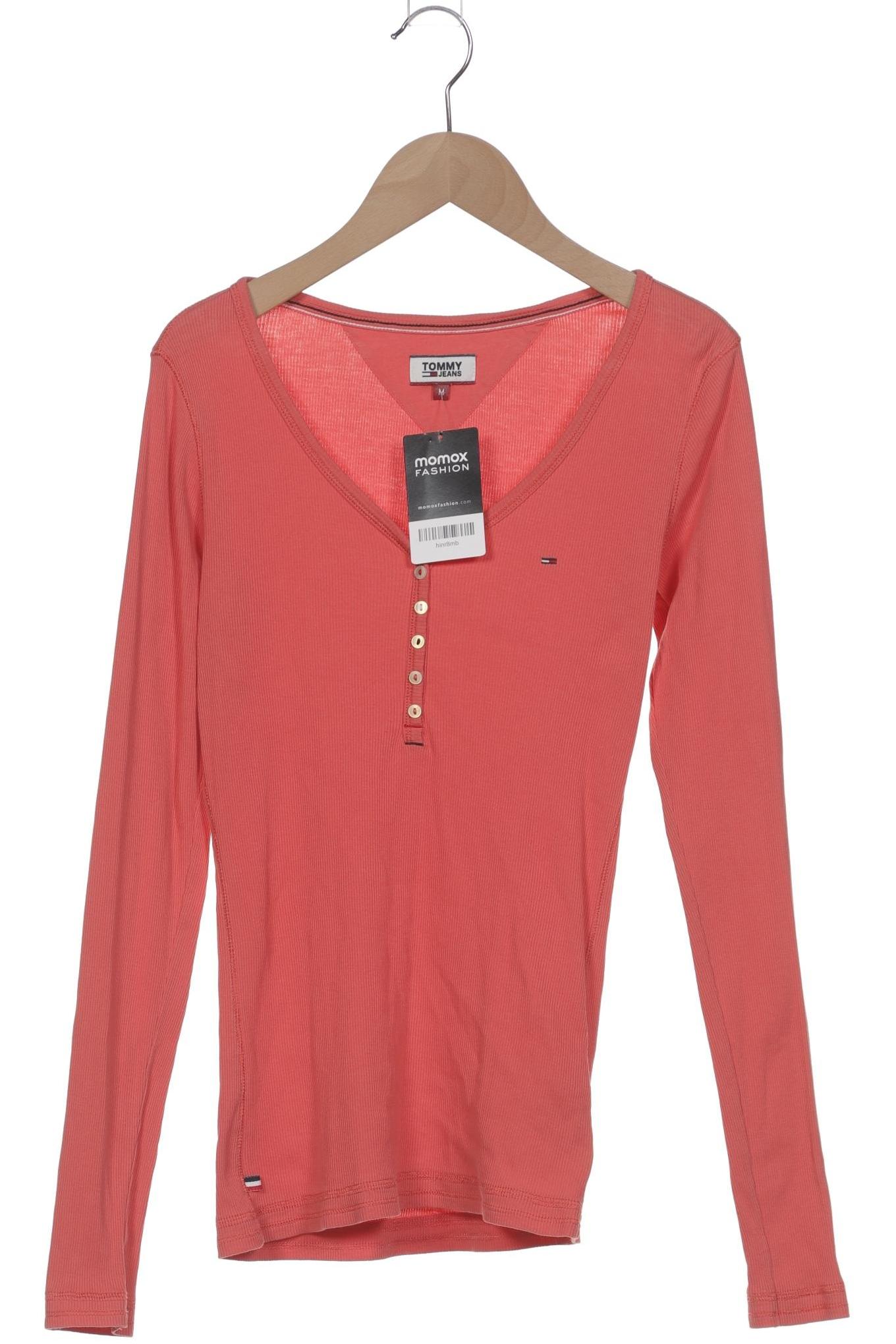 

Tommy Jeans Damen Langarmshirt, orange, Gr. 38