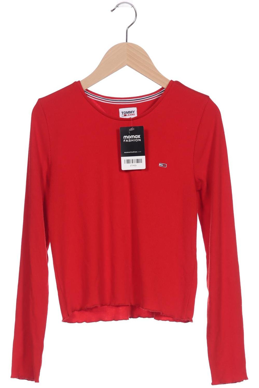 

Tommy Jeans Damen Langarmshirt, rot, Gr. 34