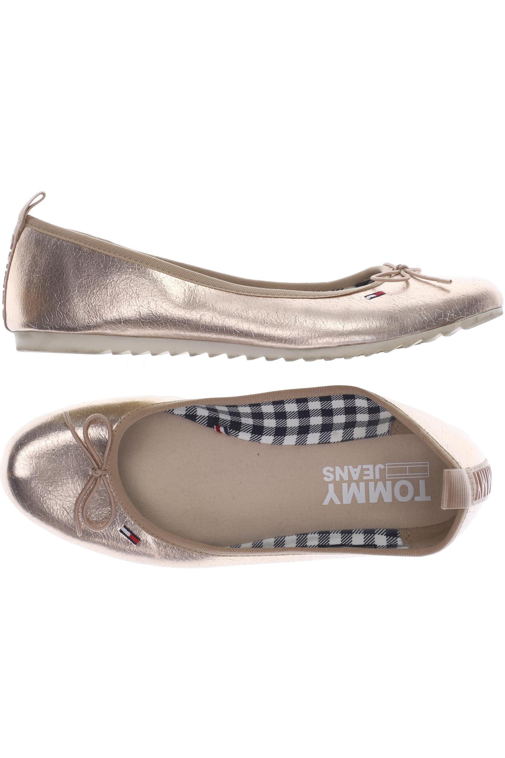 

Tommy Jeans Damen Ballerinas, beige