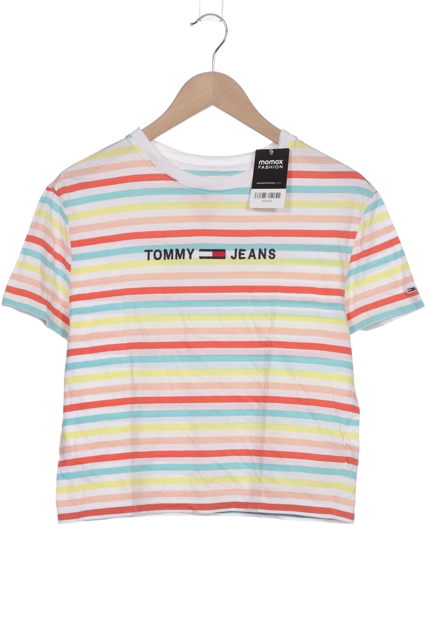 

Tommy Jeans Damen T-Shirt, mehrfarbig, Gr. 36