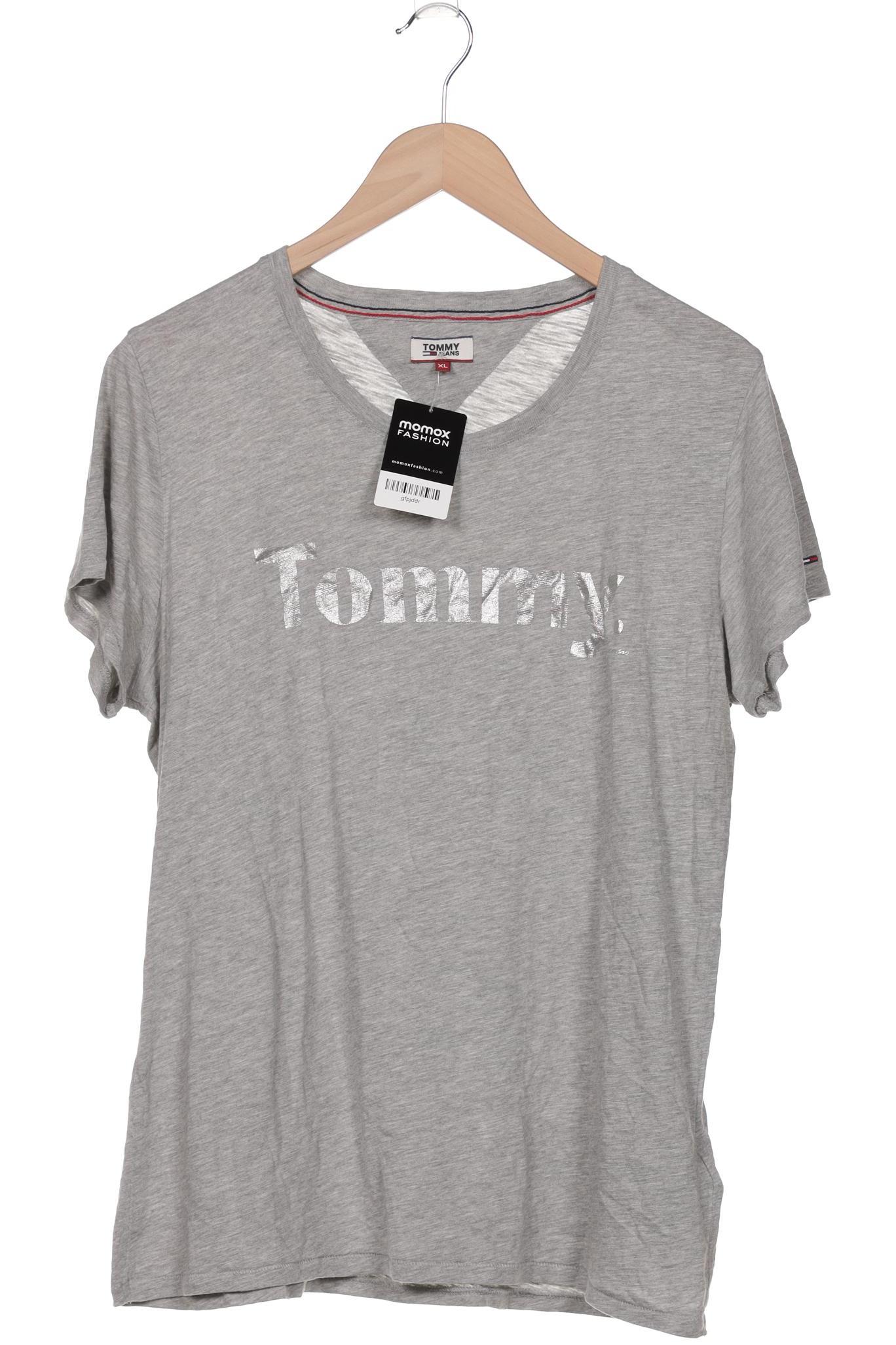

Tommy Jeans Damen T-Shirt, grau, Gr. 44