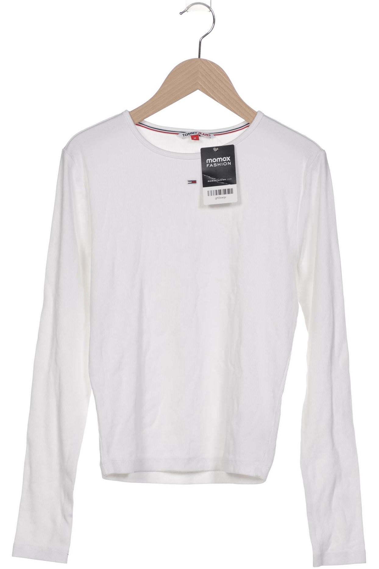 

Tommy Jeans Damen Langarmshirt, weiß, Gr. 38