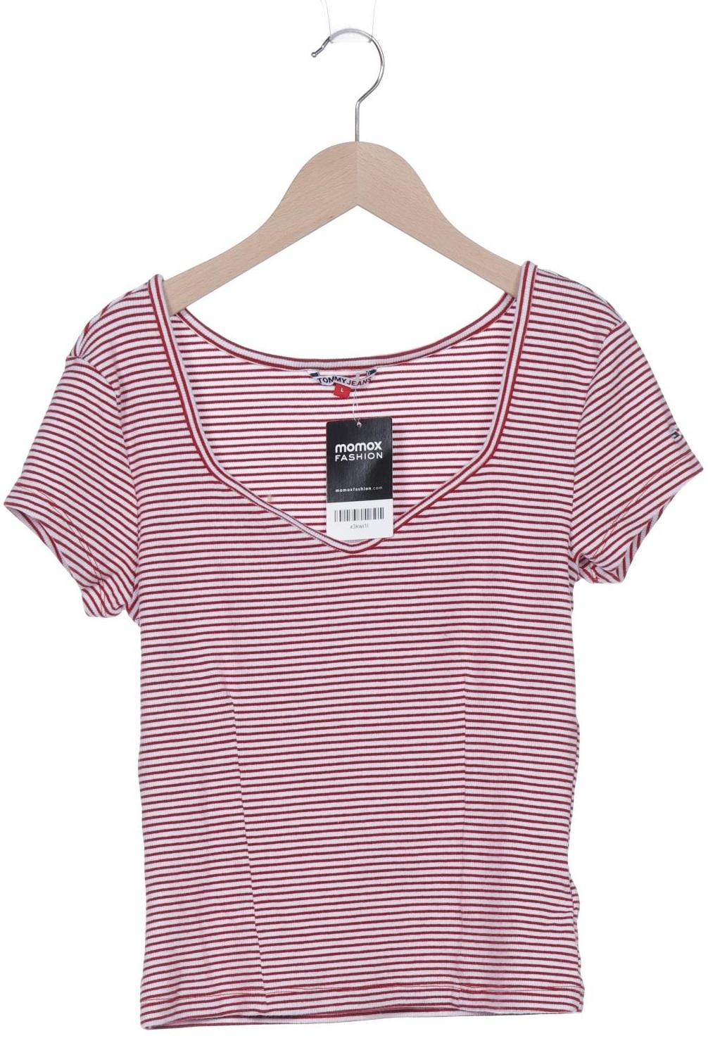

Tommy Jeans Damen T-Shirt, rot, Gr. 42