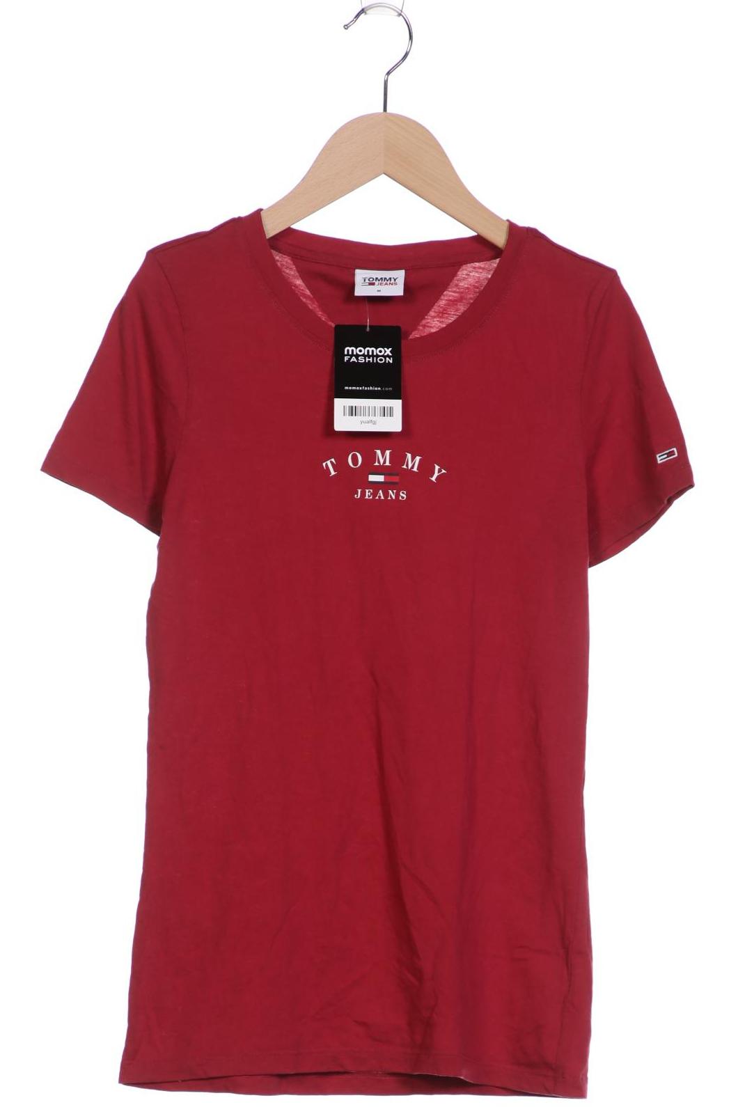

Tommy Jeans Damen T-Shirt, bordeaux, Gr. 38