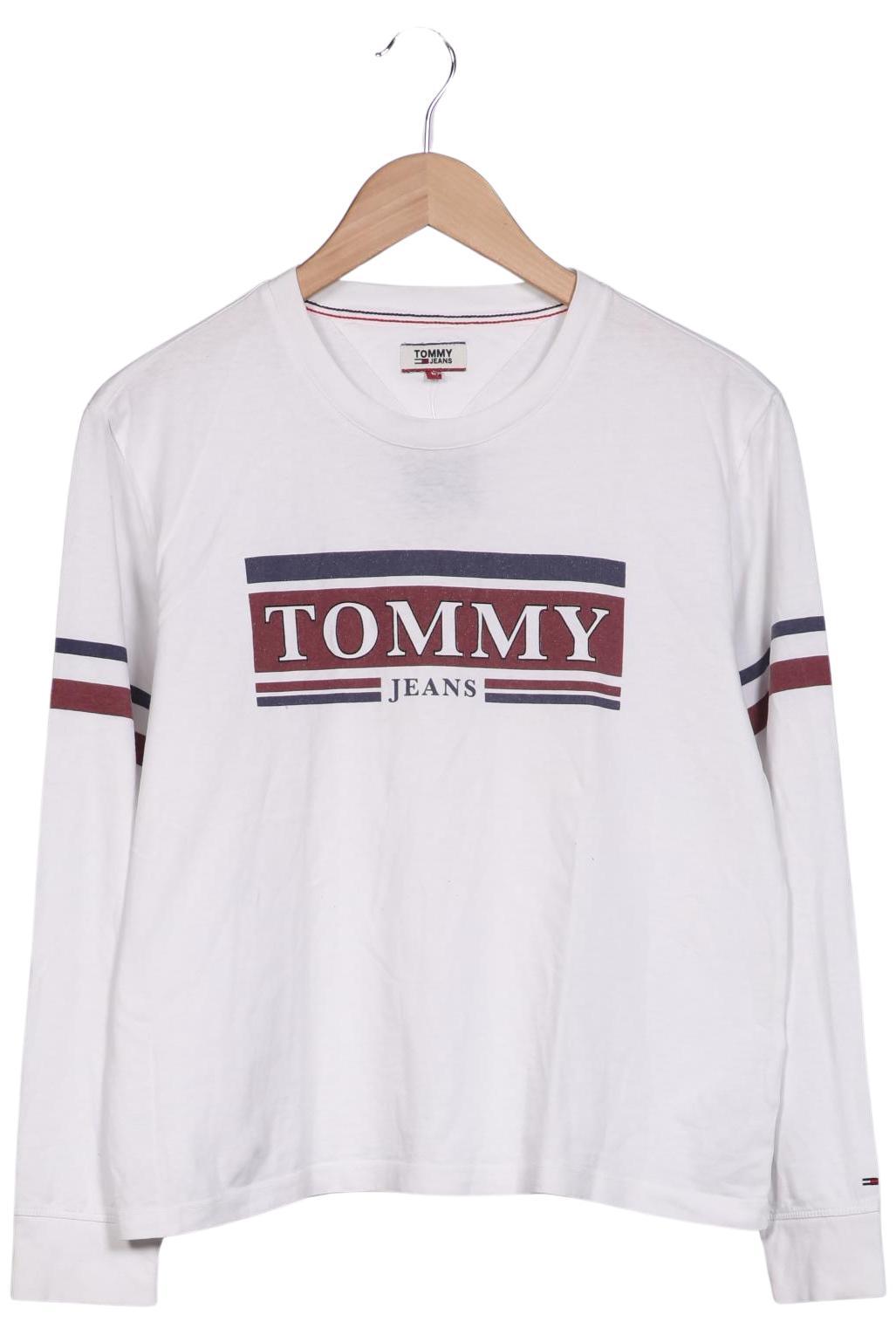 

Tommy Jeans Damen Langarmshirt, weiß, Gr. 42