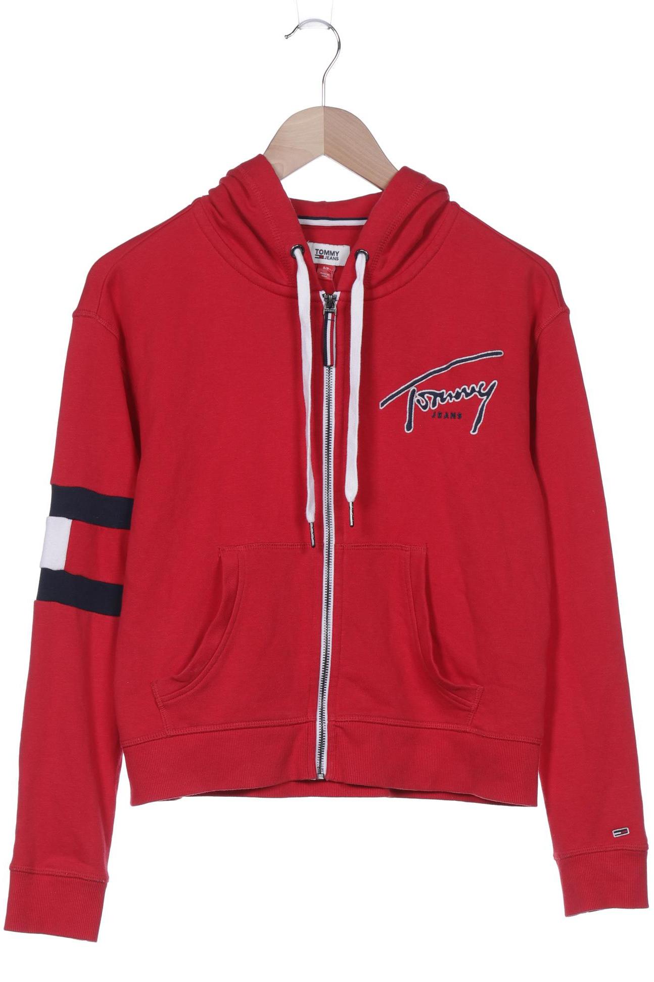 

Tommy Jeans Damen Kapuzenpullover, rot, Gr. 36