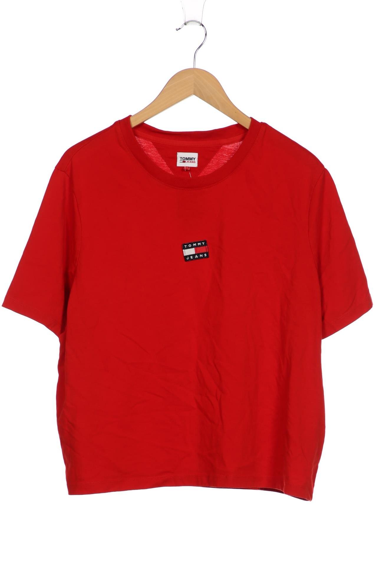 

Tommy Jeans Damen T-Shirt, rot, Gr. 48