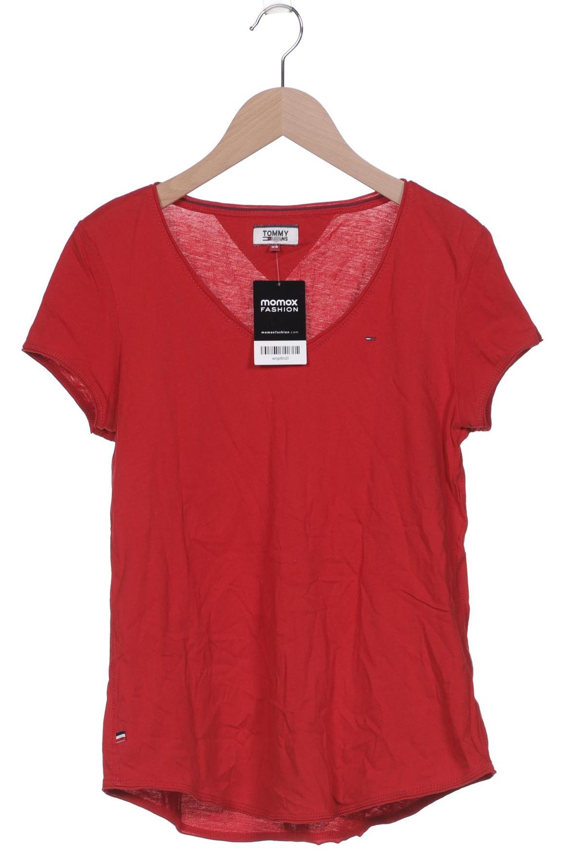 

Tommy Jeans Damen T-Shirt, rot, Gr. 34