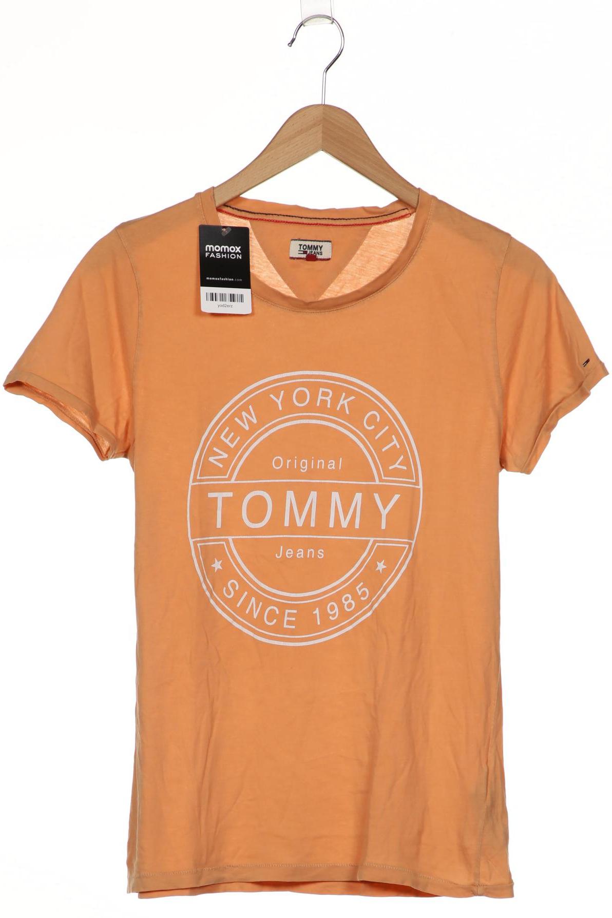 

Tommy Jeans Damen T-Shirt, orange, Gr. 36