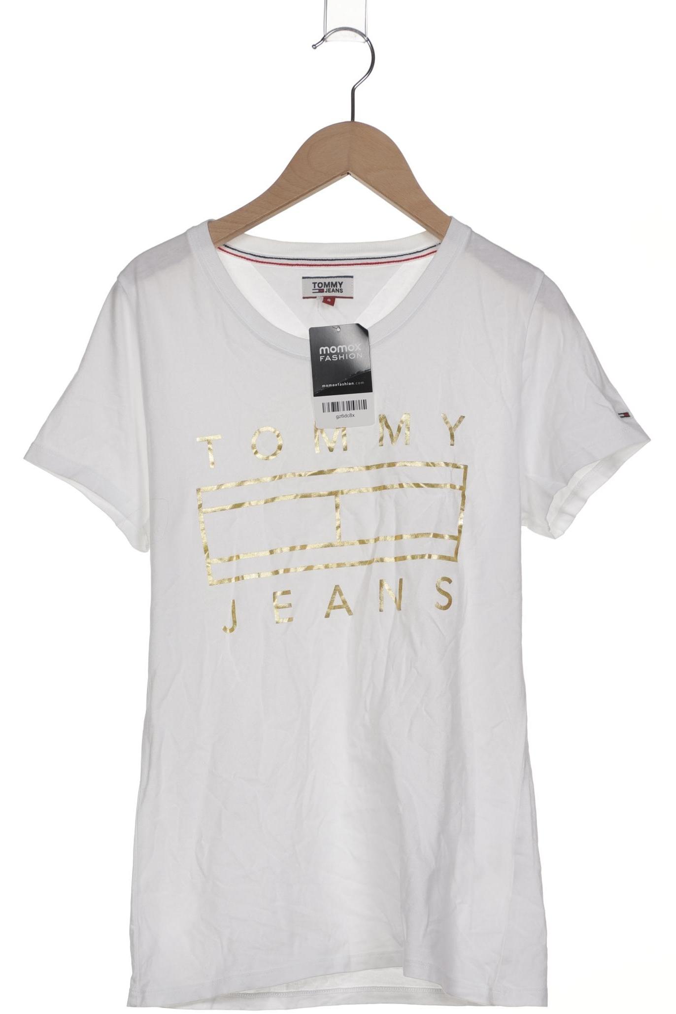 

Tommy Jeans Damen T-Shirt, weiß, Gr. 36