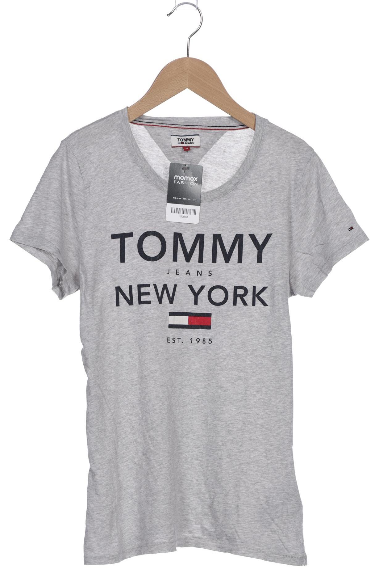 

Tommy Jeans Damen T-Shirt, grau, Gr. 36