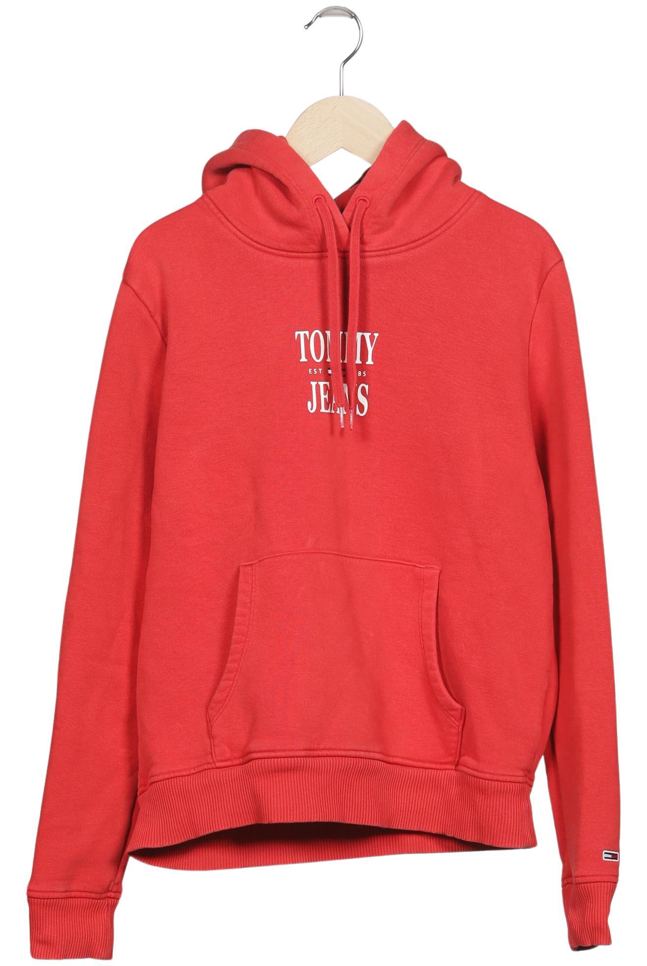 

Tommy Jeans Damen Kapuzenpullover, rot, Gr. 36