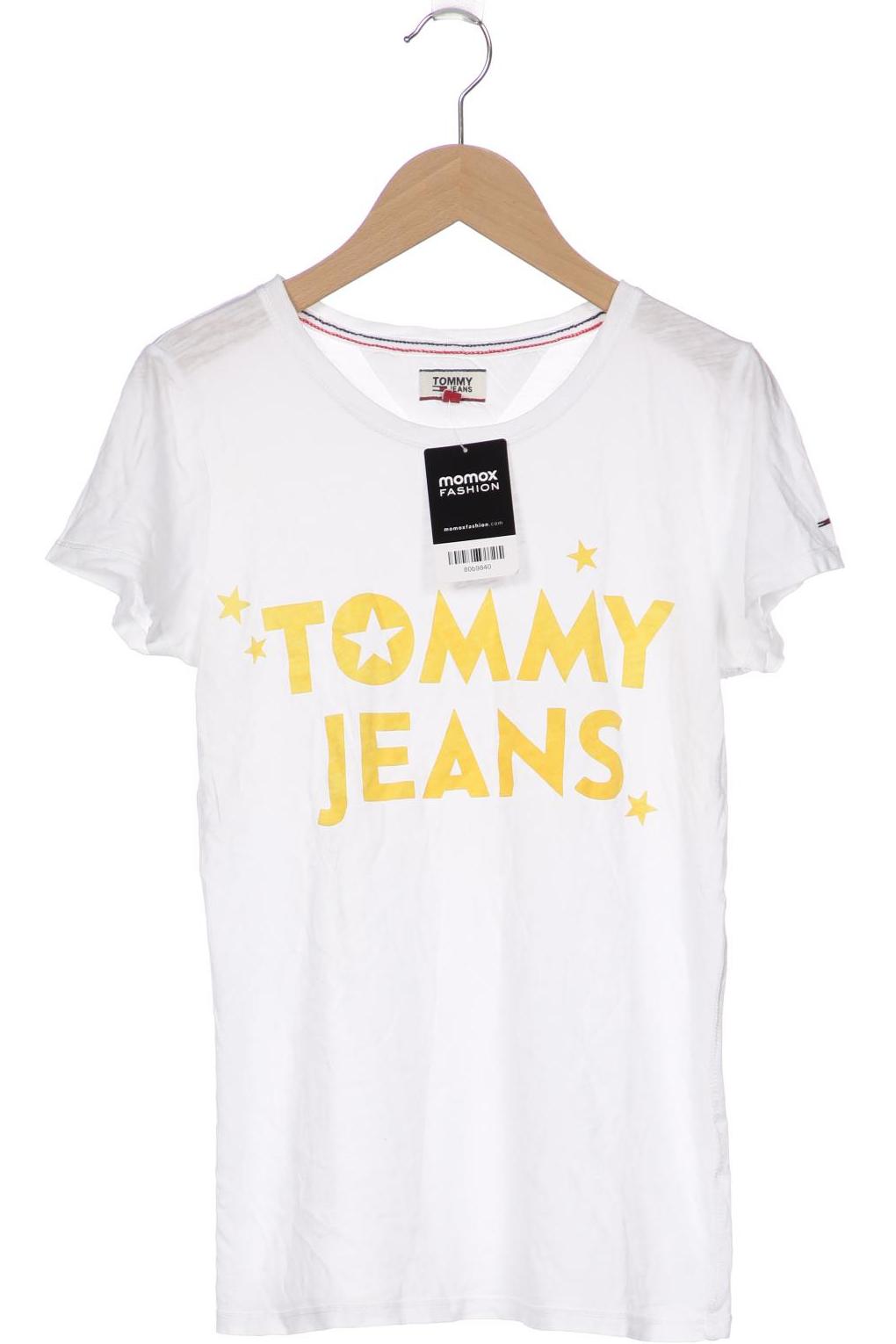 

Tommy Jeans Damen T-Shirt, weiß, Gr. 36