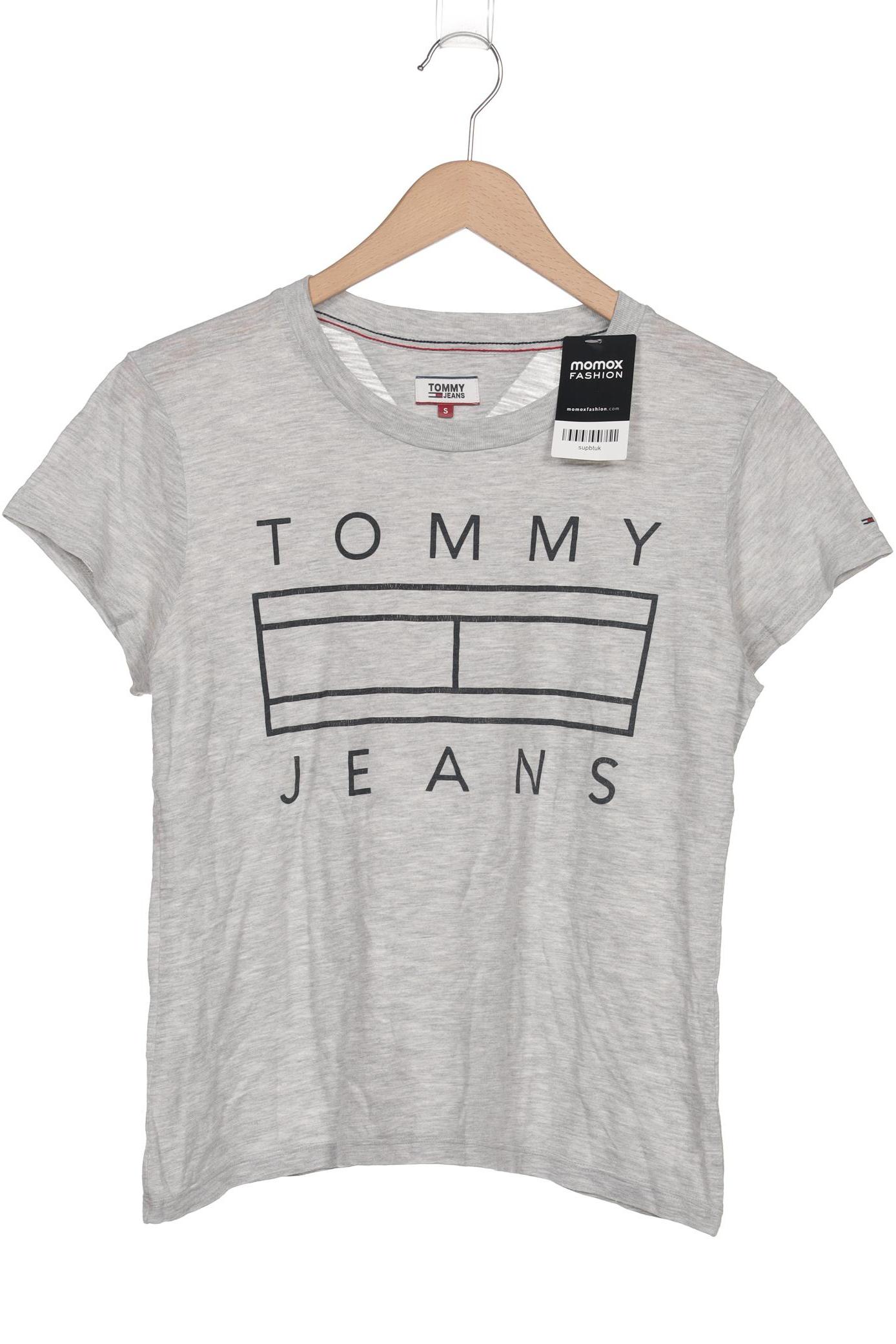 

Tommy Jeans Damen T-Shirt, grau, Gr. 36